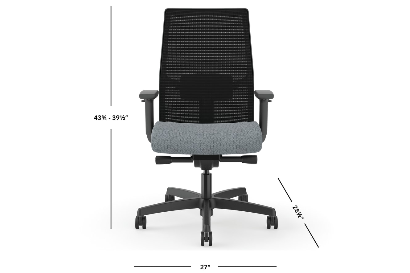 Ignition task chair in Basalt with Basalt mesh and frame