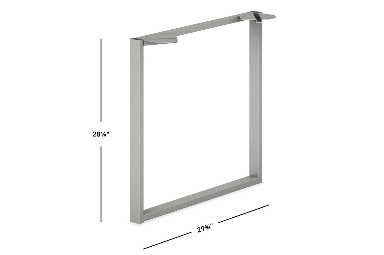 Voi O-Leg support in Platinum Metallic