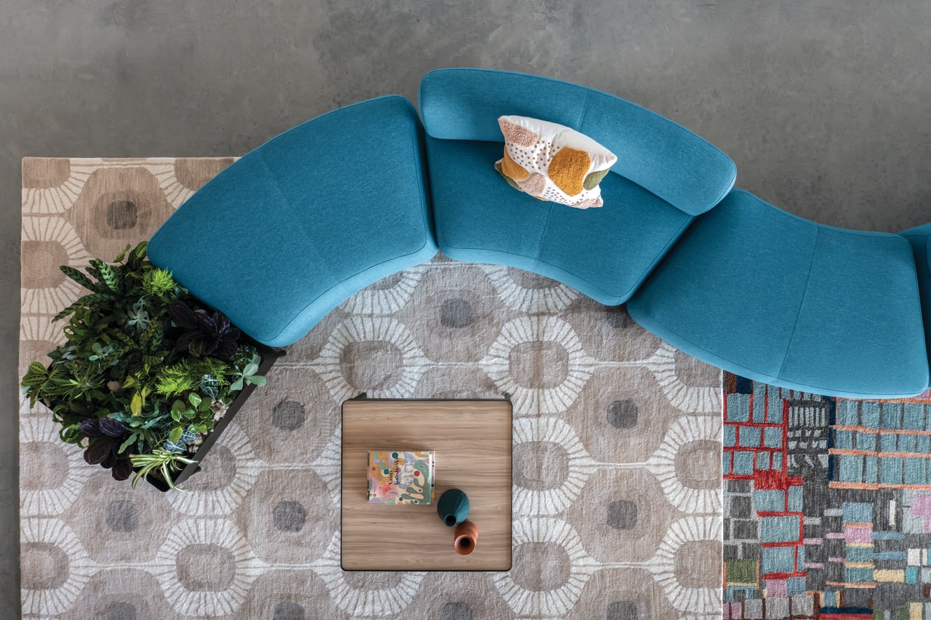 SoCo with Sculpt table and planter