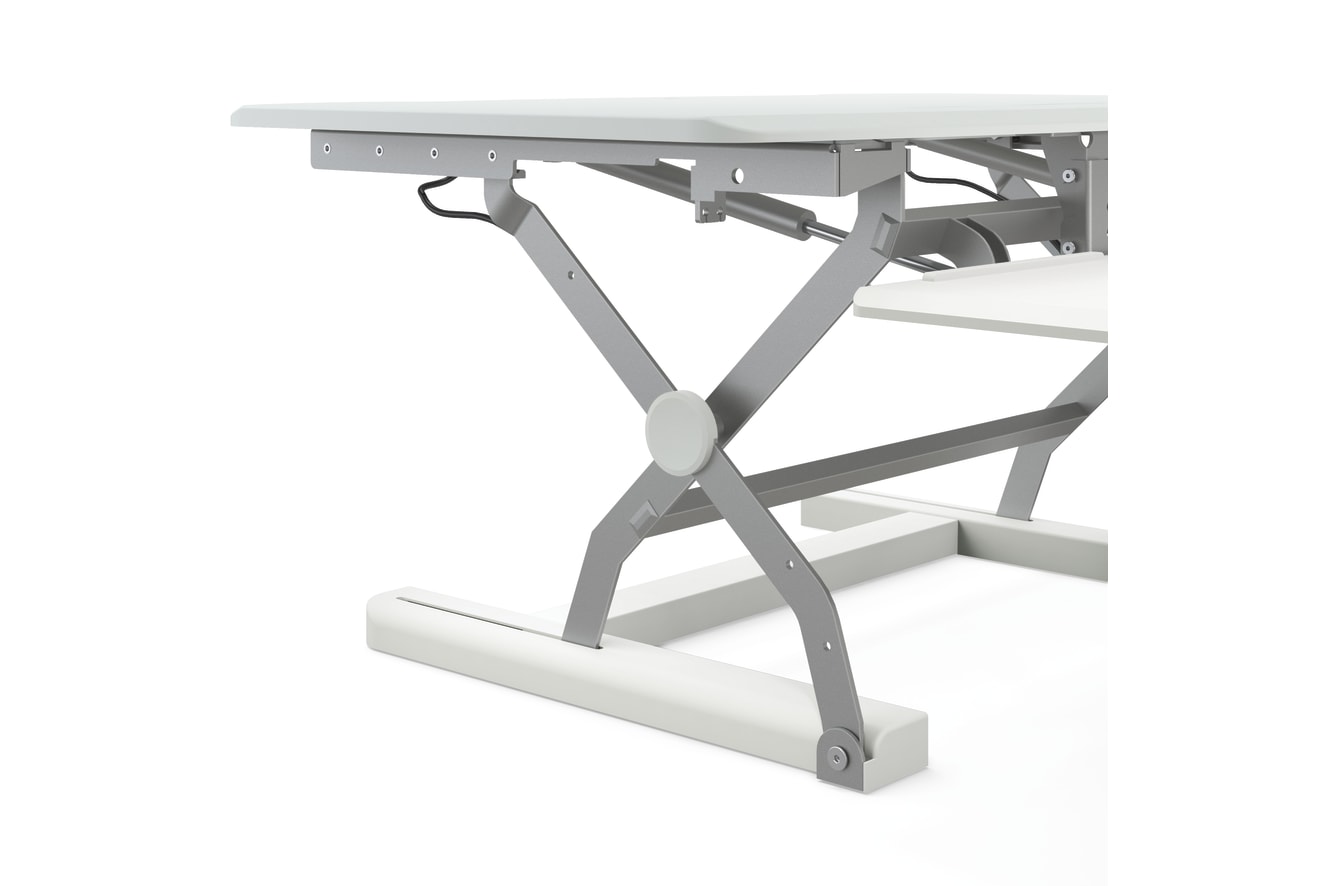 Coordinate desktop riser legs