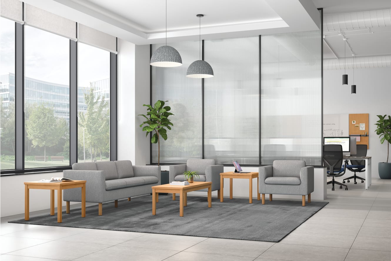 Flexion Task Chair, Parkwyn Sofa