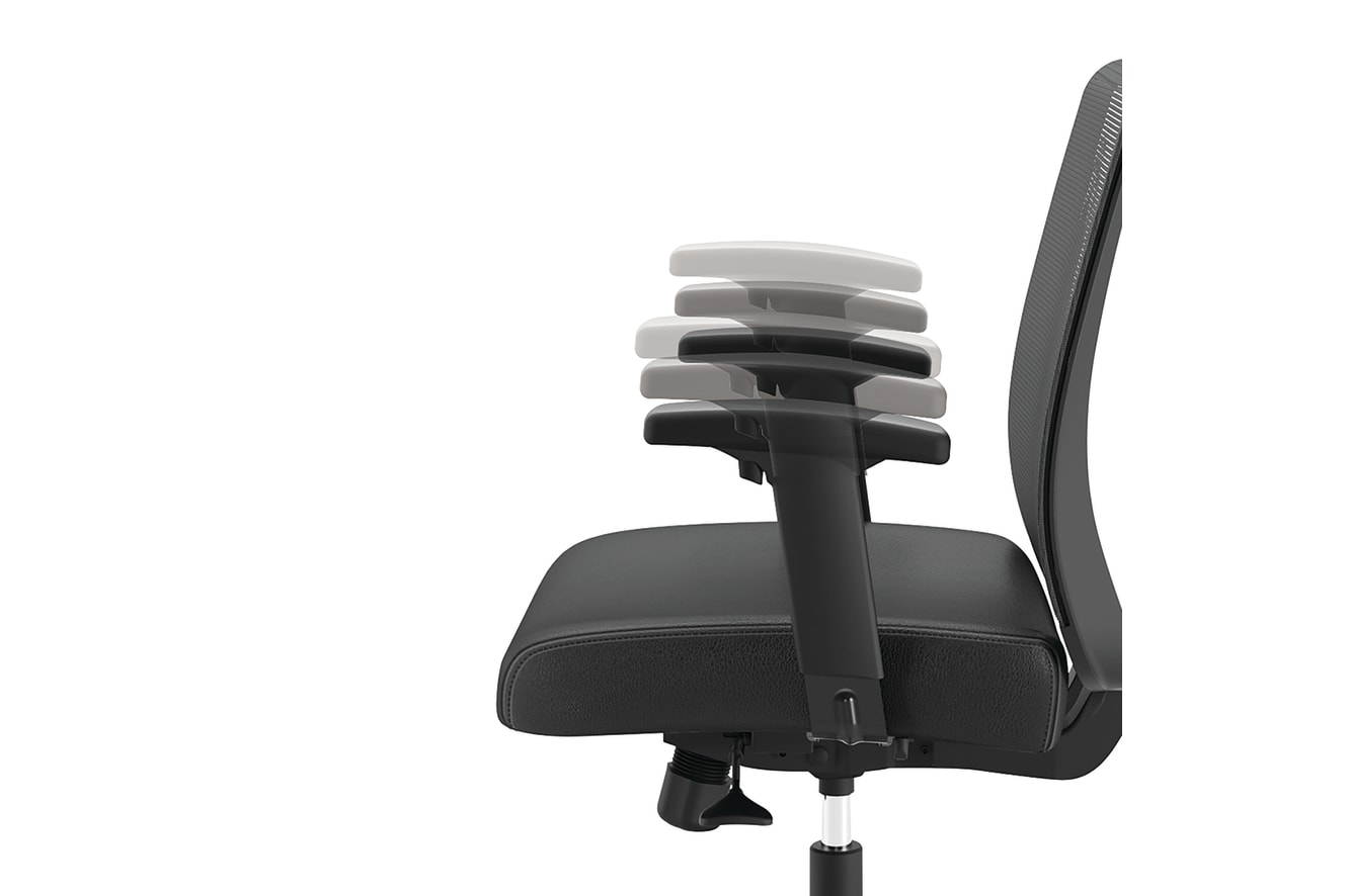 Convergence chair in Black with Black frame