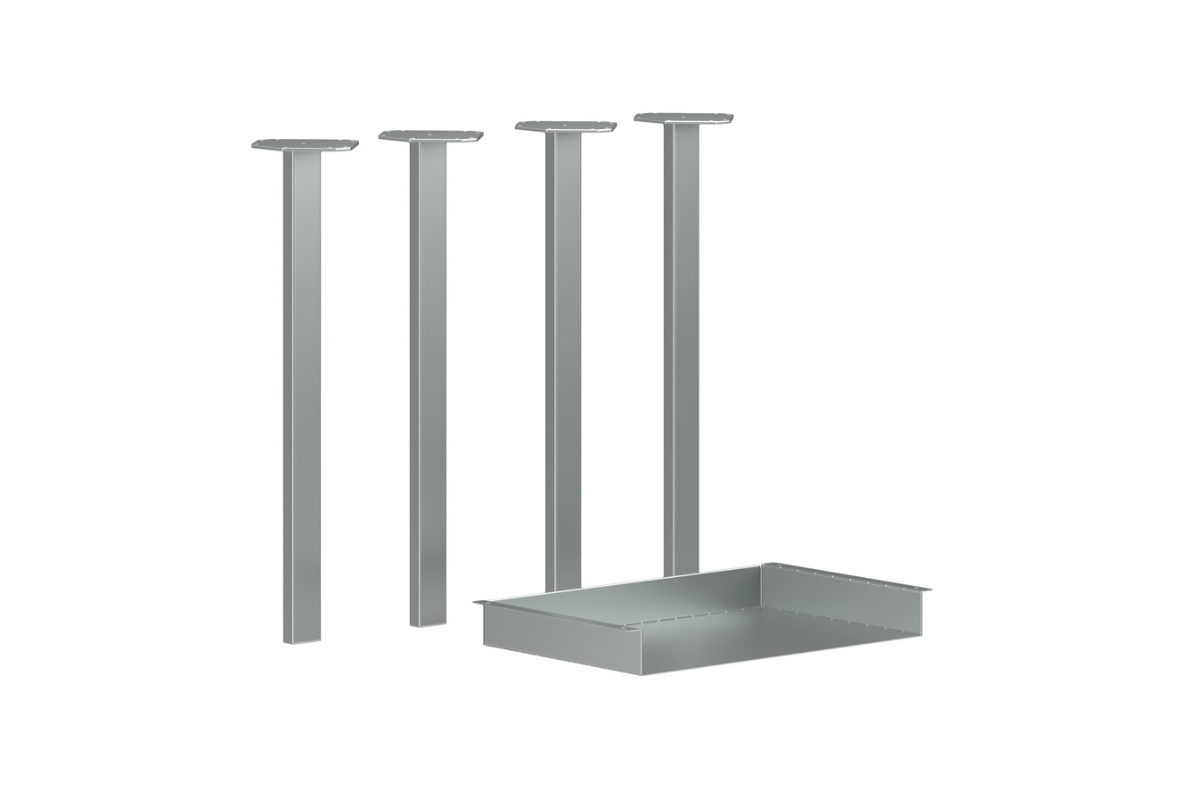 Coze Post Legs with Pencil Storage