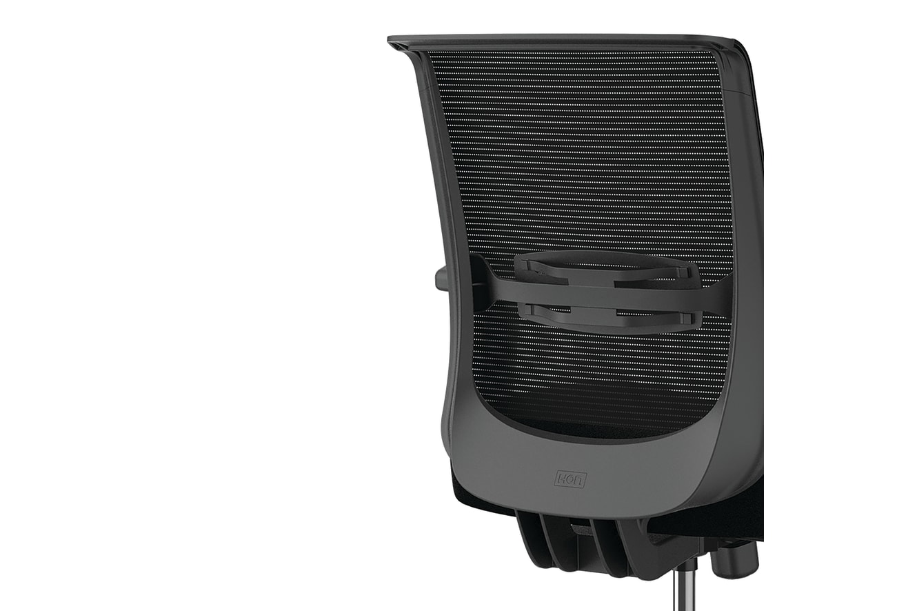 Convergence chair in Black with Black frame