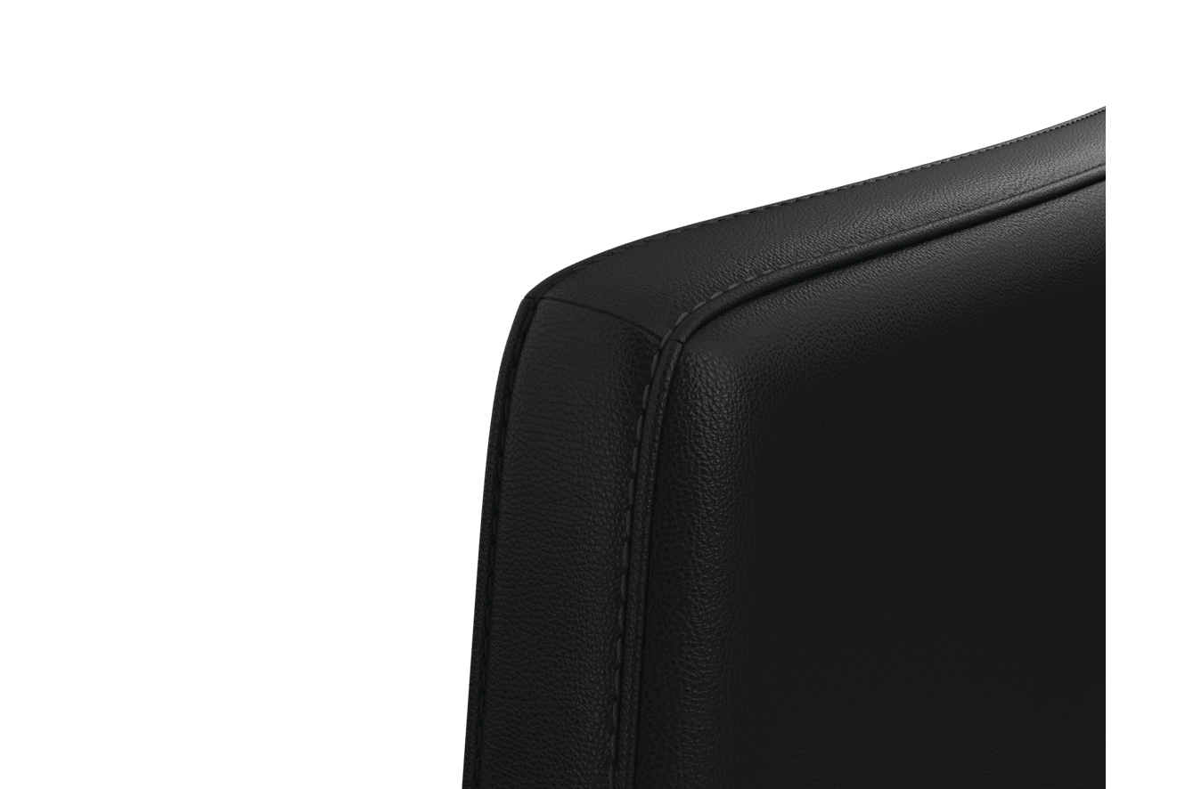 Cofi chair Black stitch detail