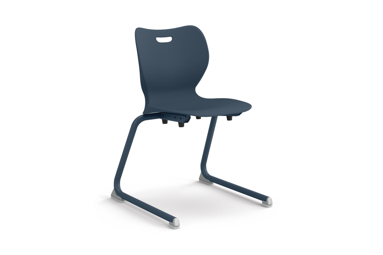 SmartLink Cantilever Chair in Regatta Shell and legs.