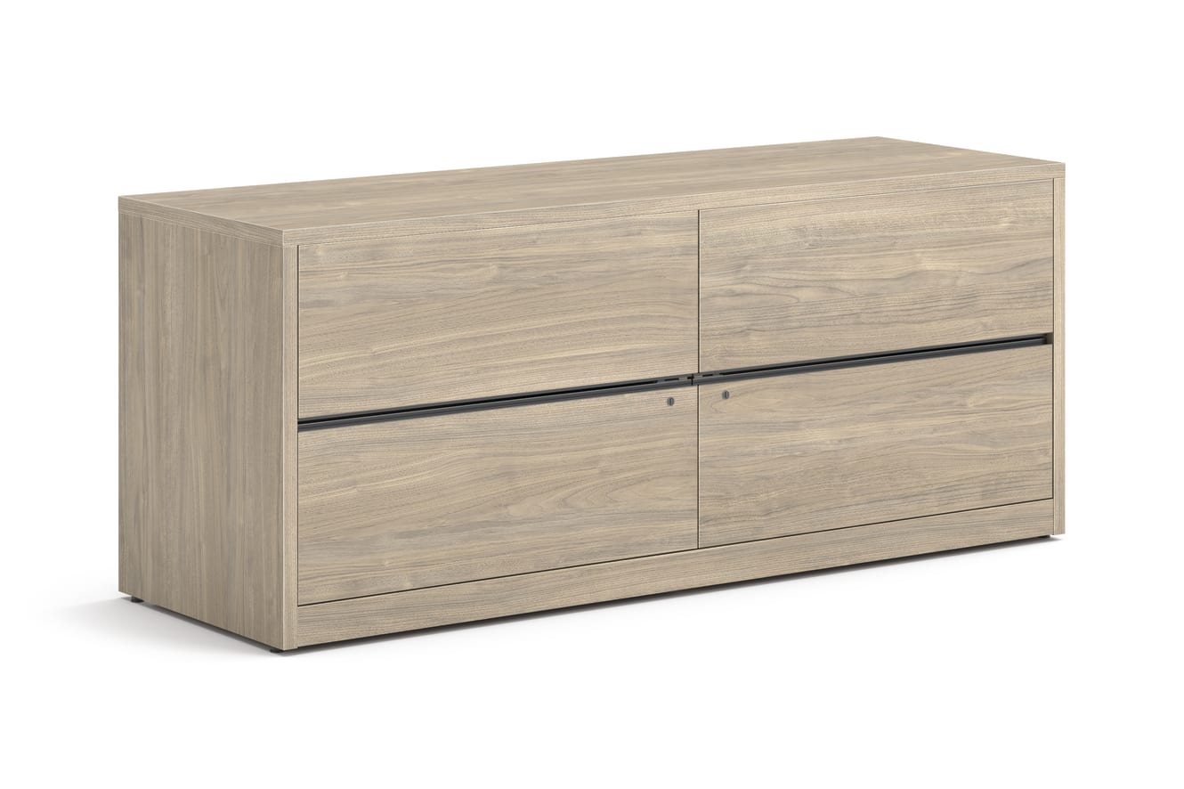 10500 Series credenza with two lateral files
