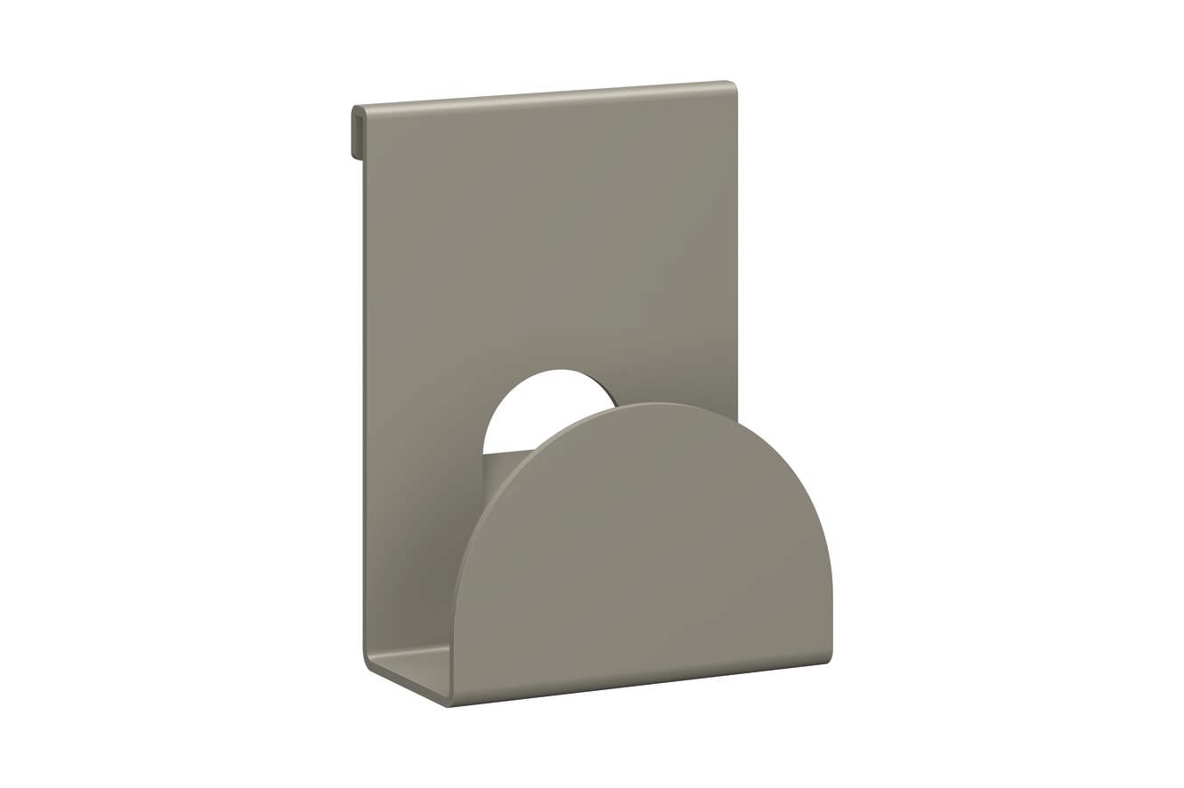 Gallery Panel Rail Mounted Coat/Bag Hook