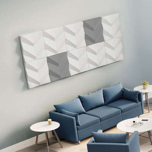 Accelerate cubicle workstations in open space with collaborative table and lounge seating.