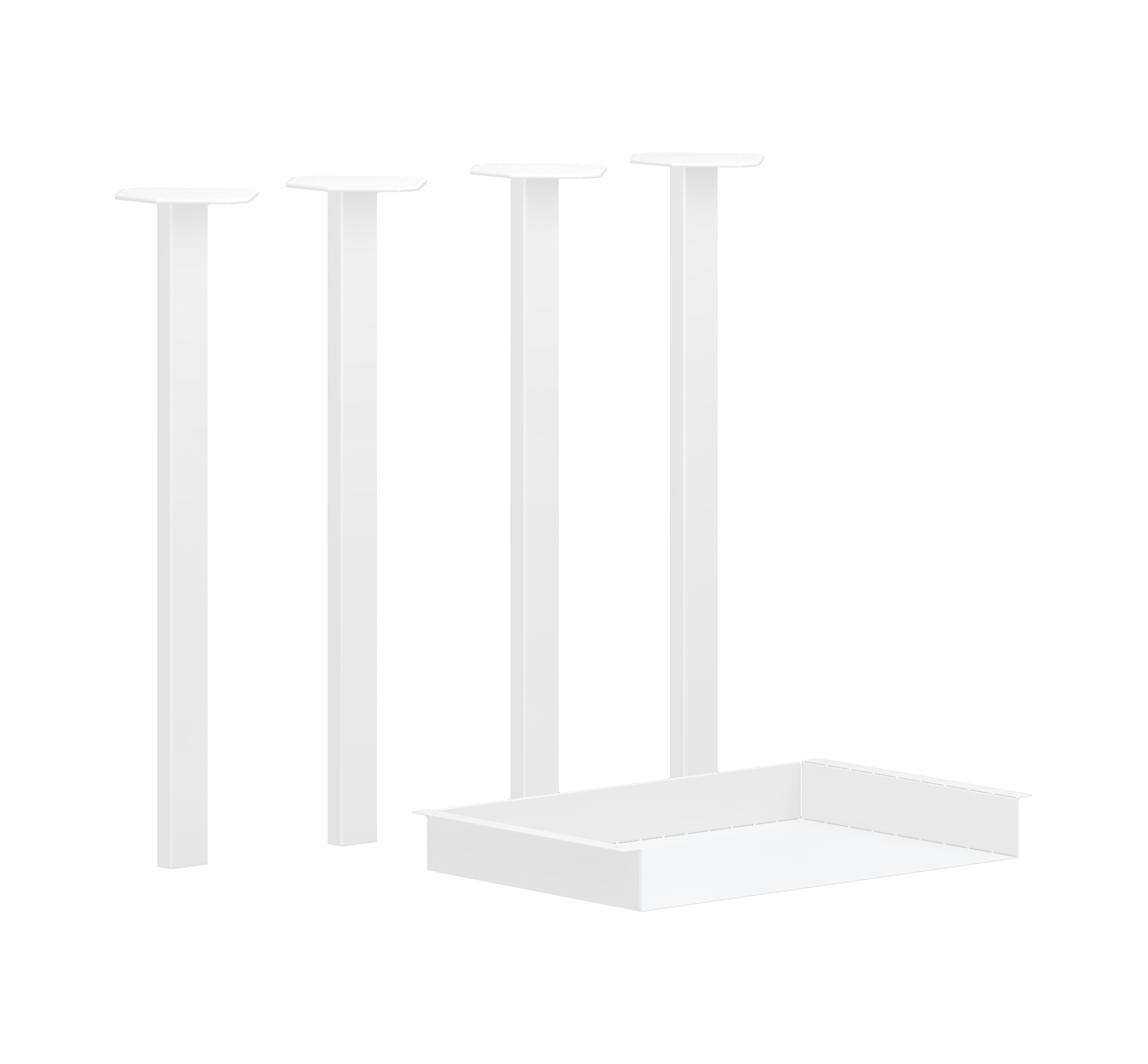 Coze Post Legs with Pencil Storage