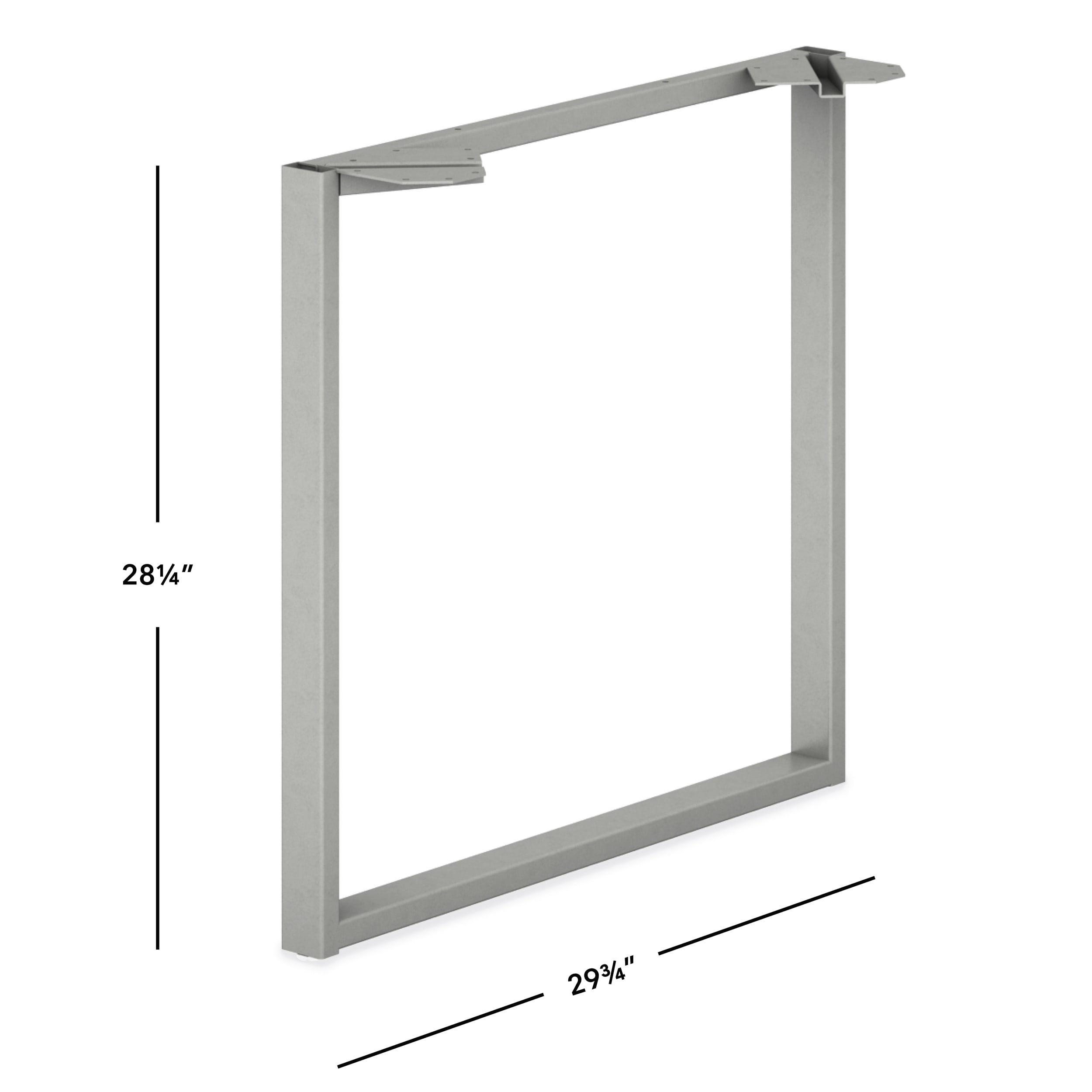 Voi O-Leg support in Platinum Metallic