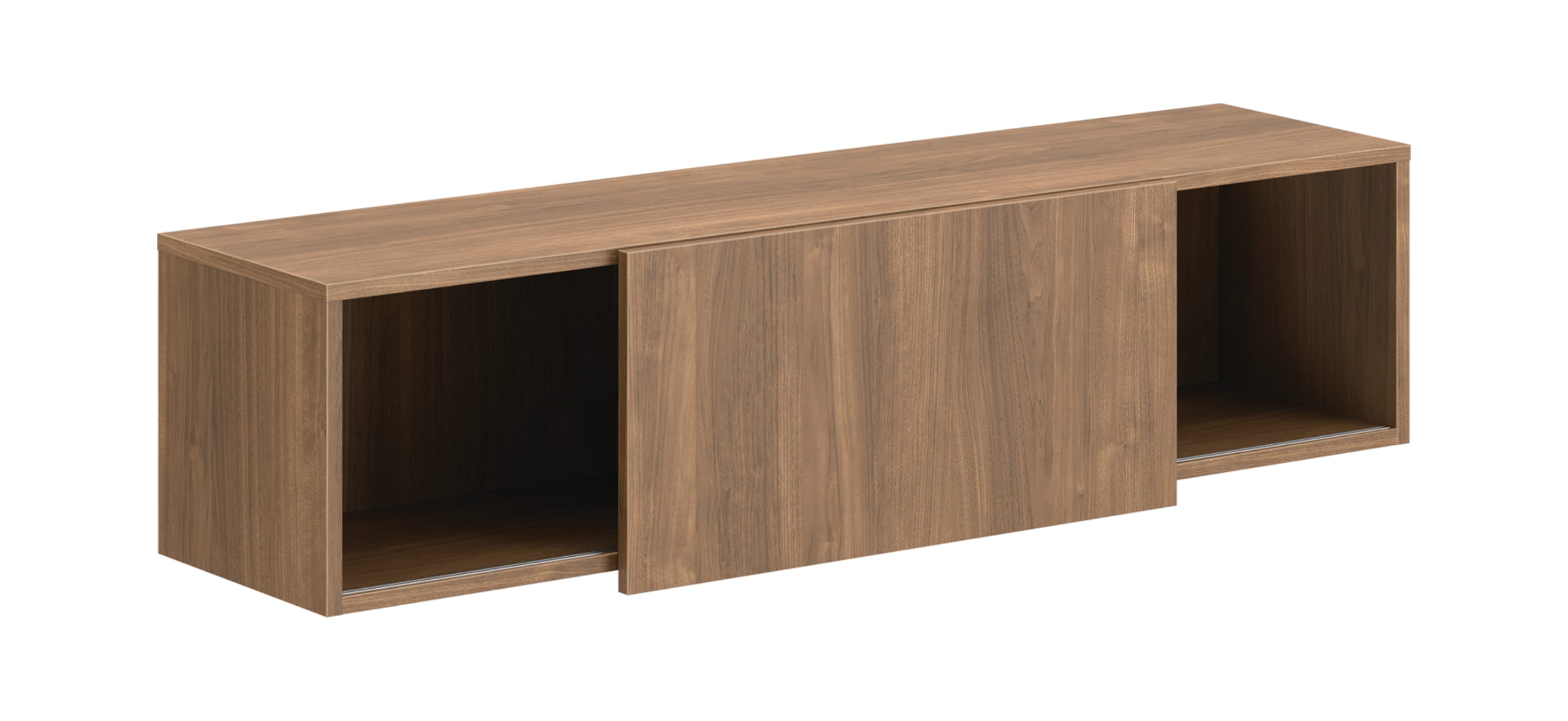 Overhead Cabinet with Wall Bracket with One Sliding Door