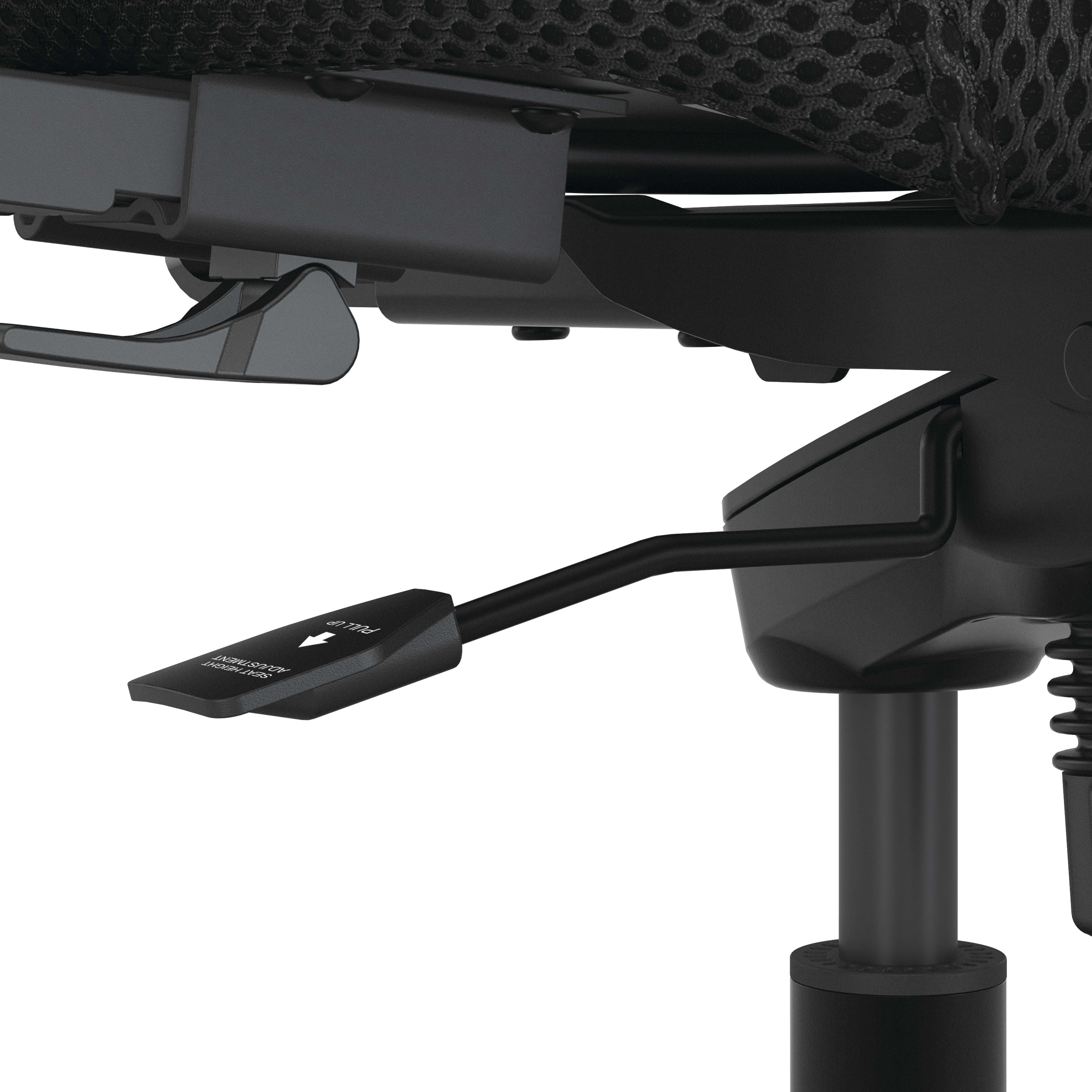 Wave chair control lever