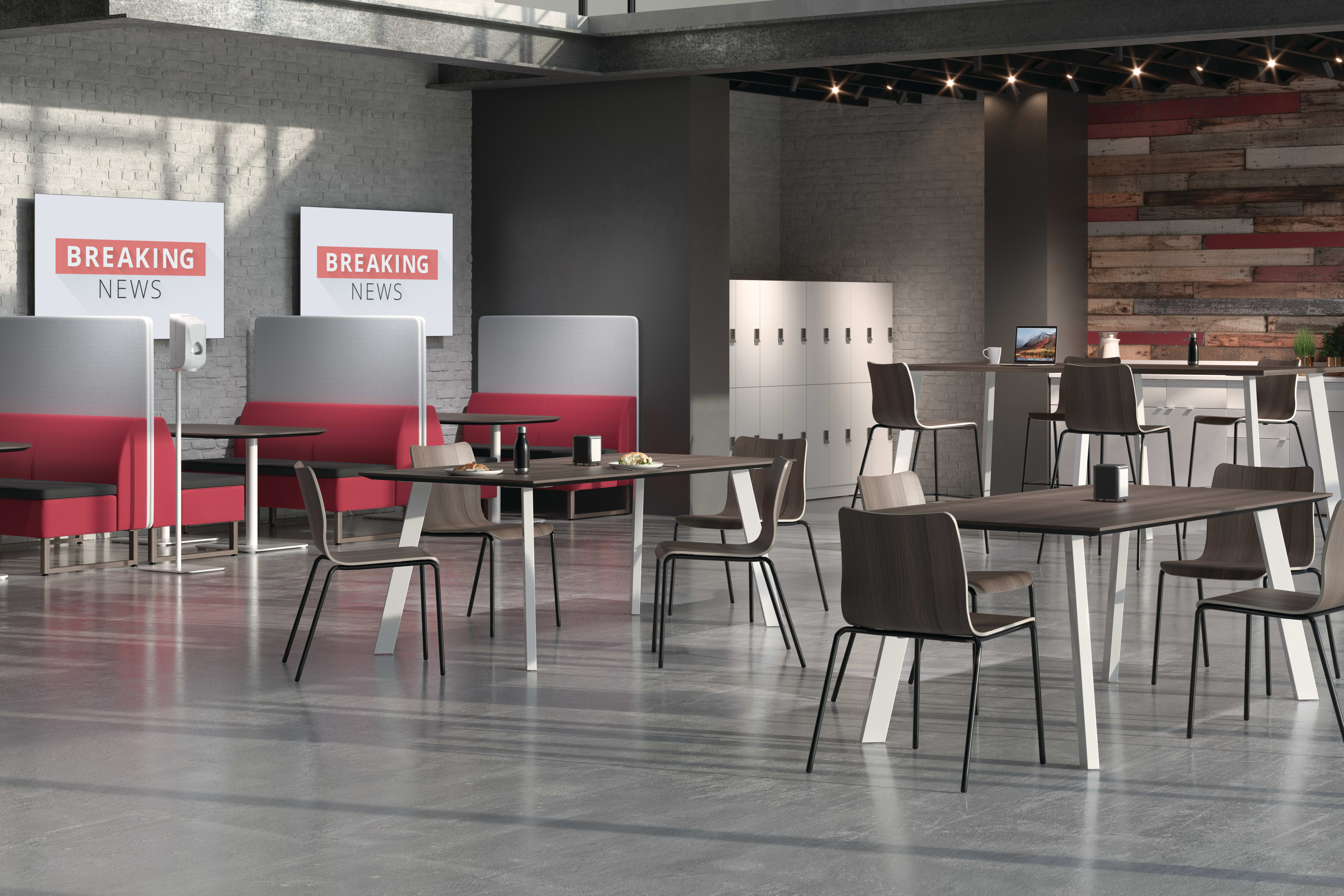 Astir Seating and Ruck Seating with Preside Tables.