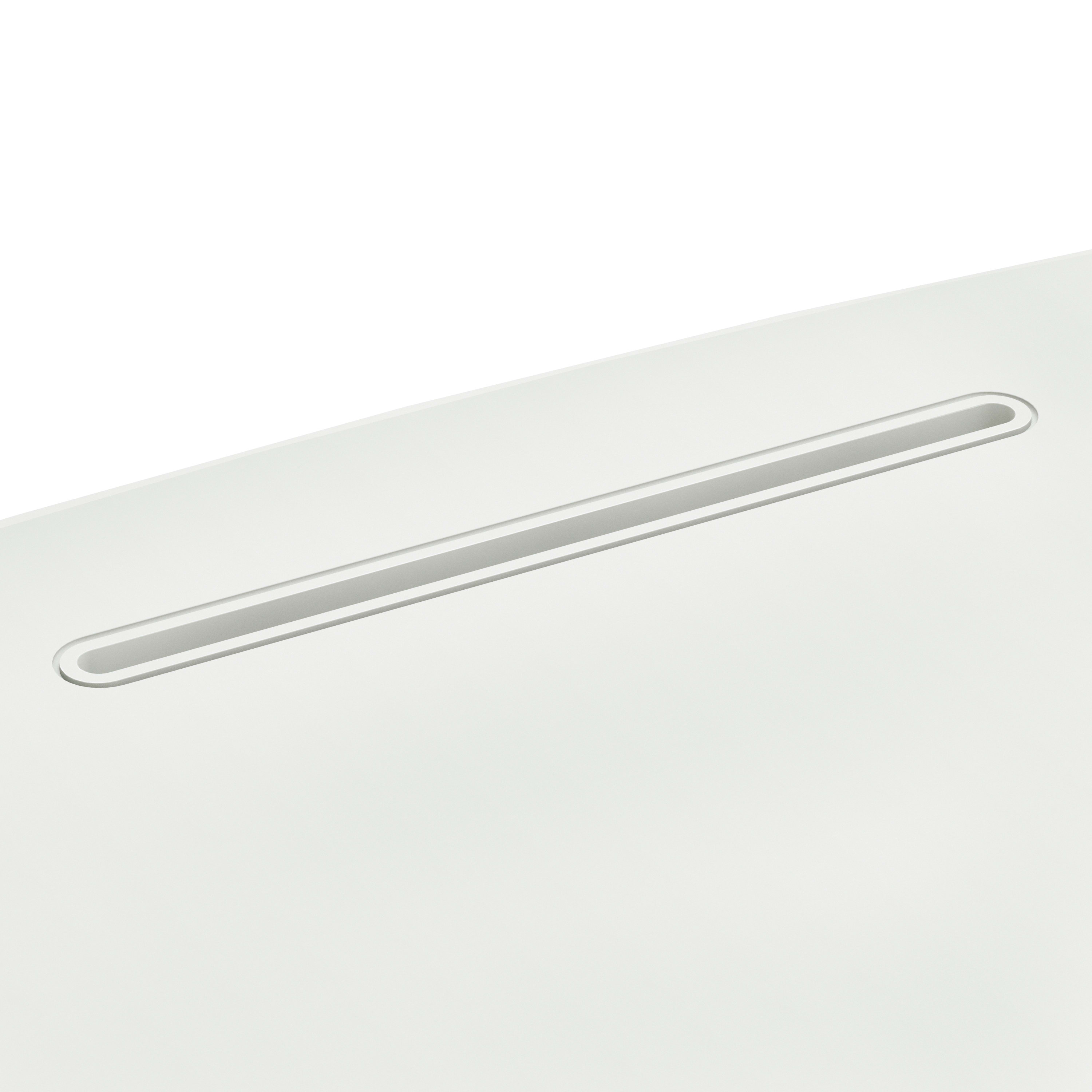 Coordinate desktop riser device tray