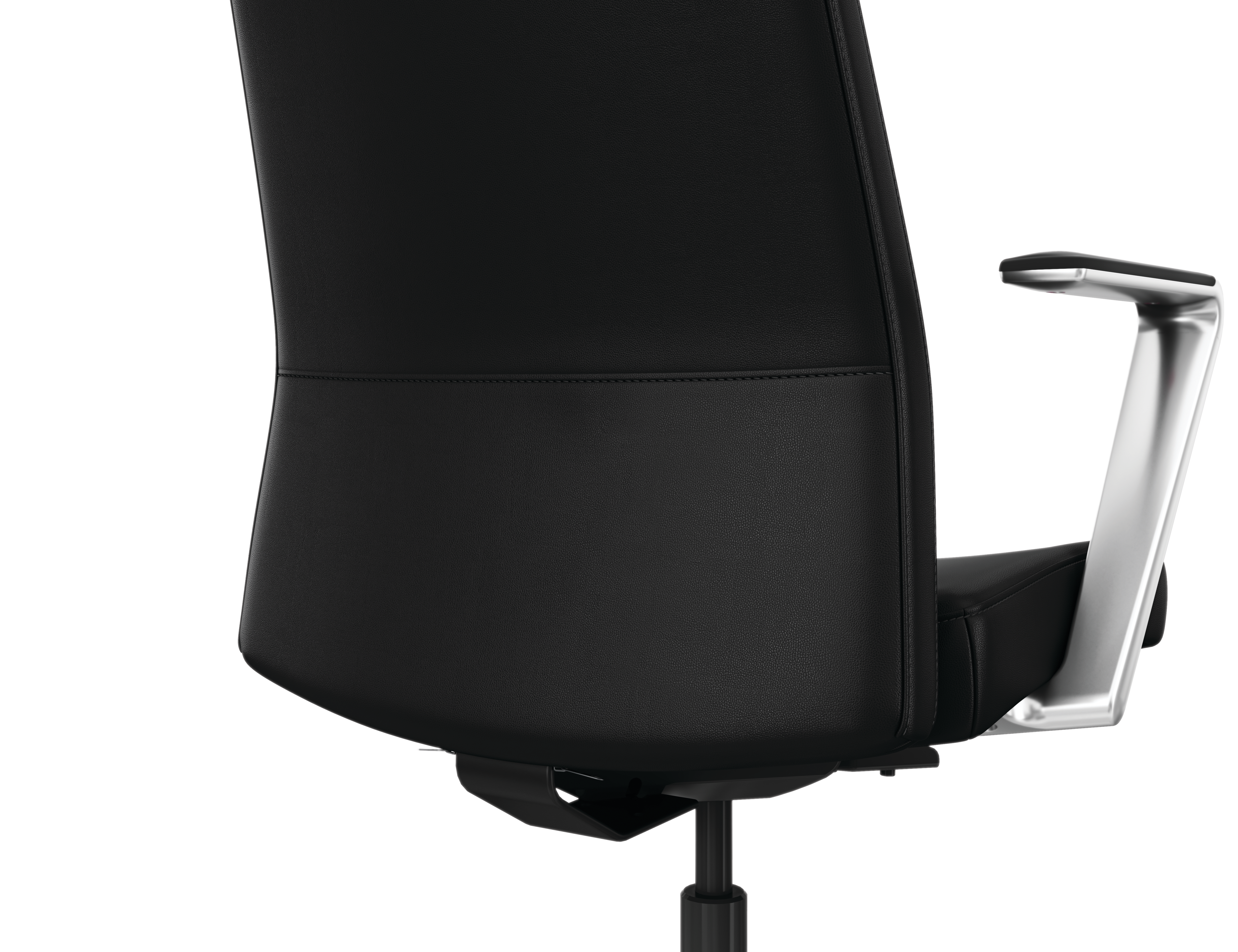 Cofi chair Black stitch detail