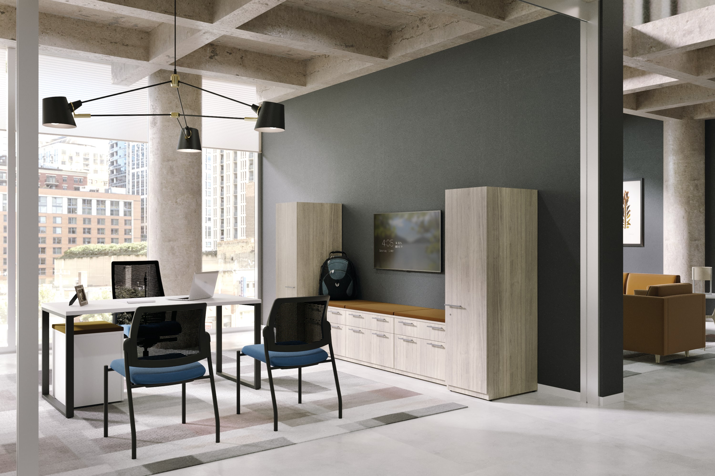 Concinnity Desk with Ignition Seating.