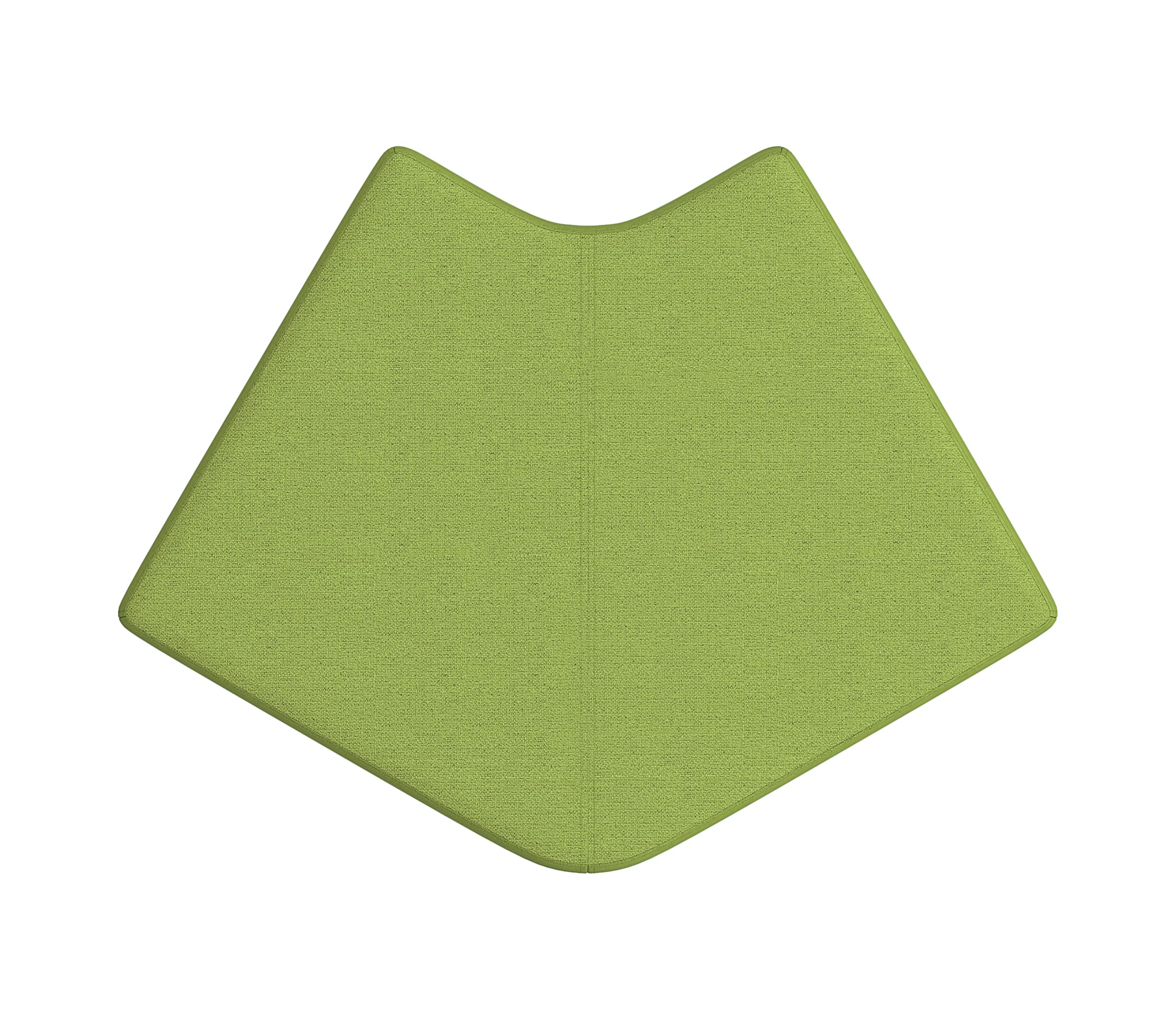 Top view of Tangram 120-degree ottoman.