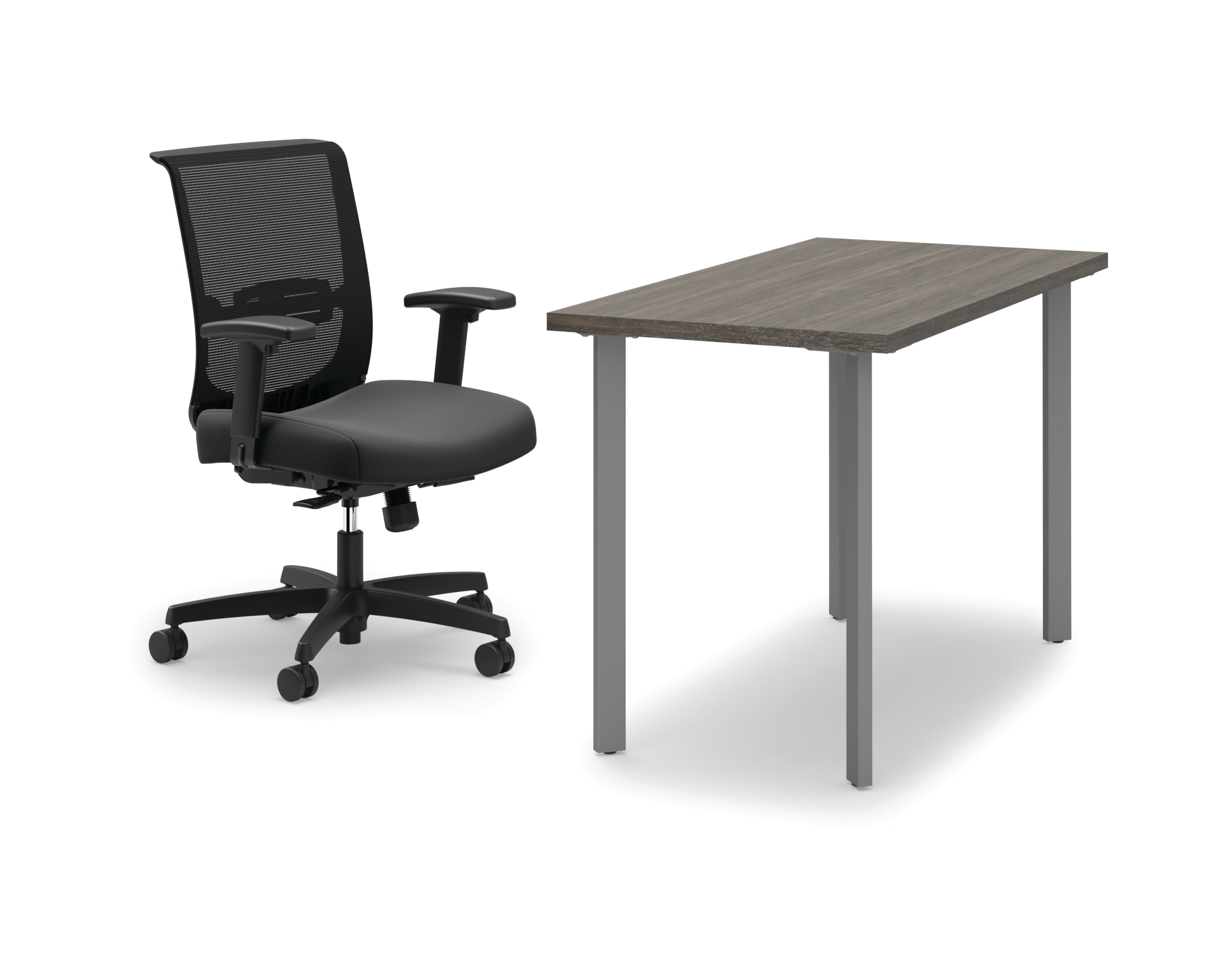 Coze desk with Convergence chair