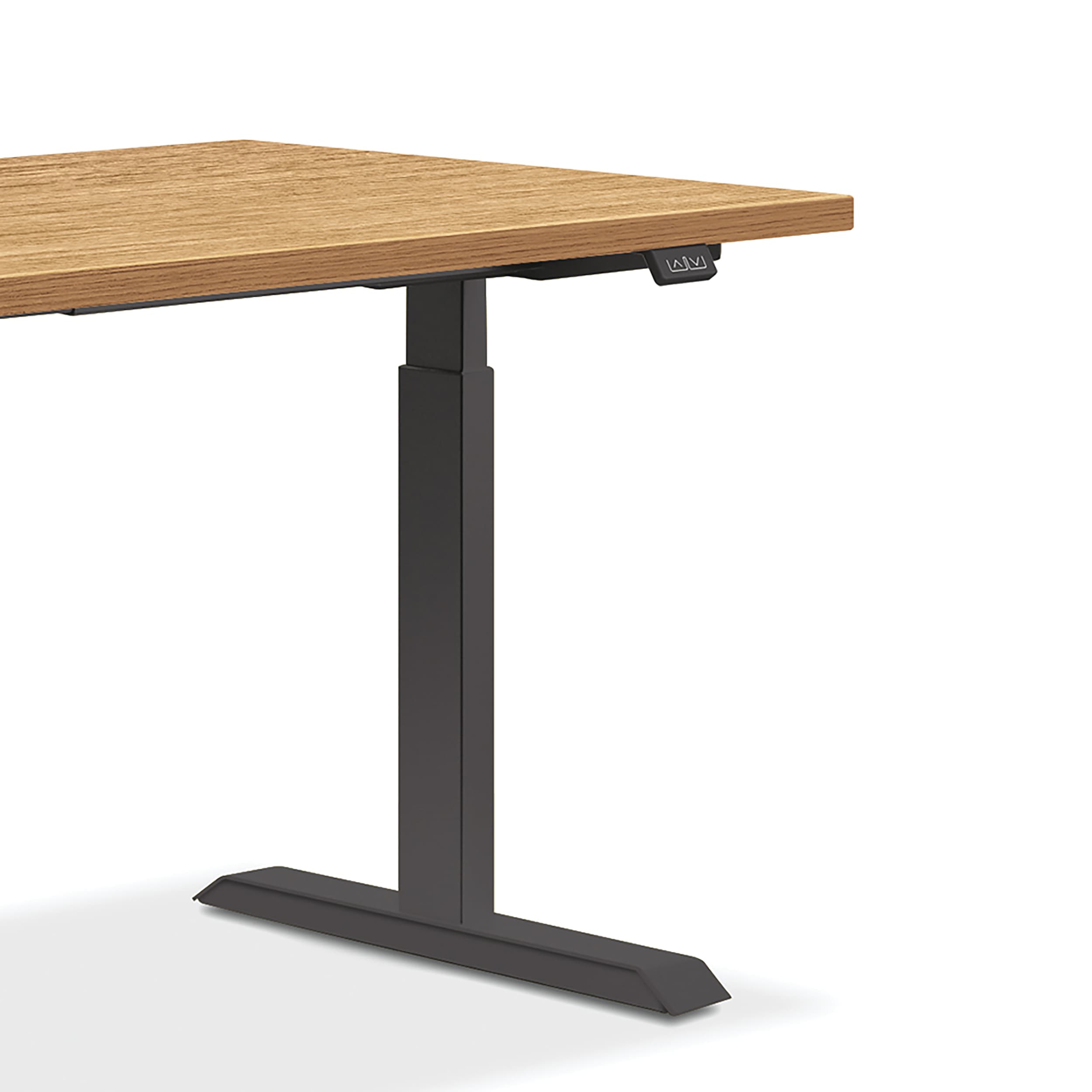 Coordinate height-adjustable base in Black