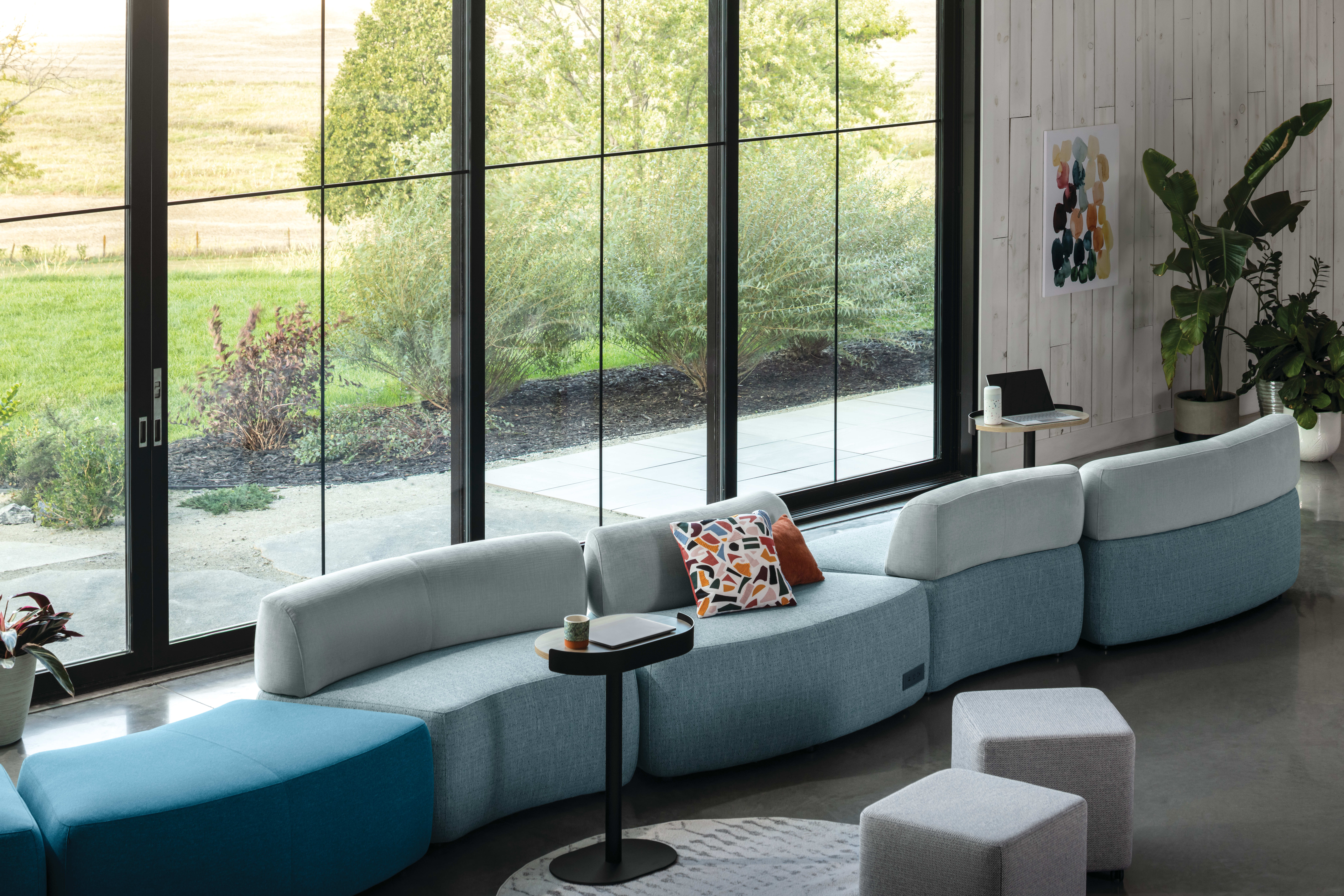 SoCo with Sculpt tables and Flock seating