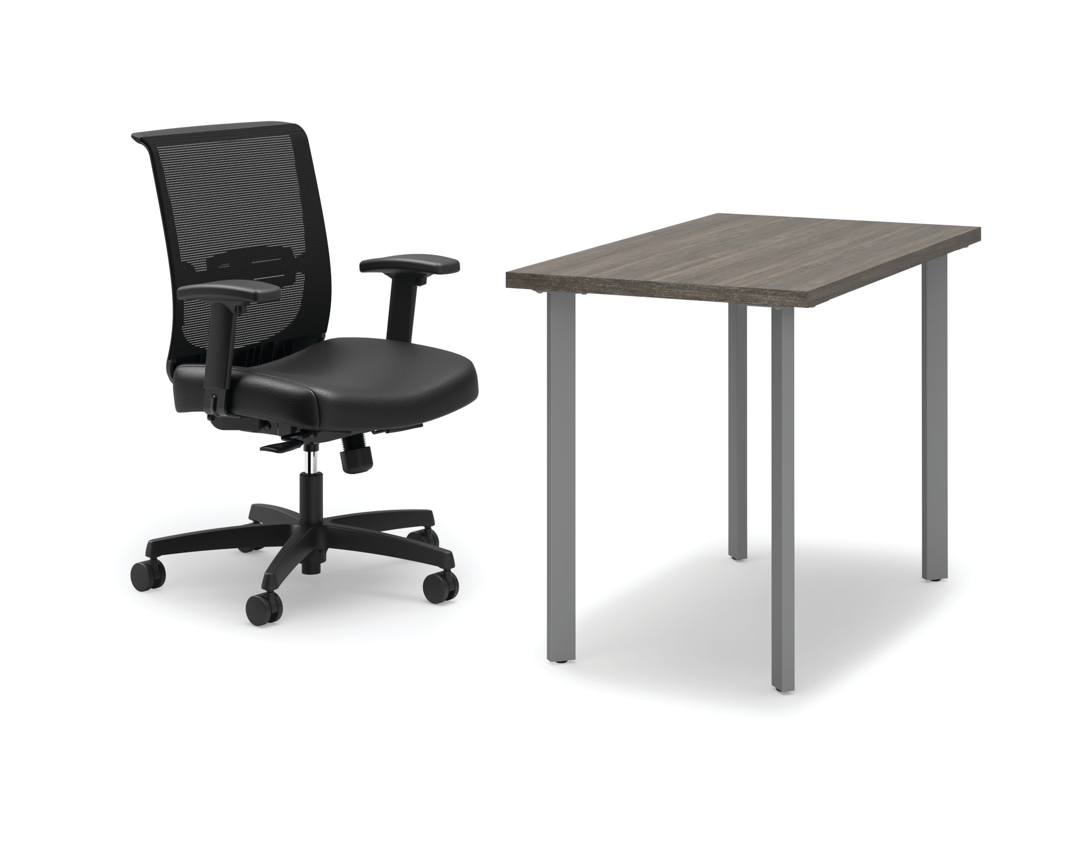 Coze desk with Convergence chair