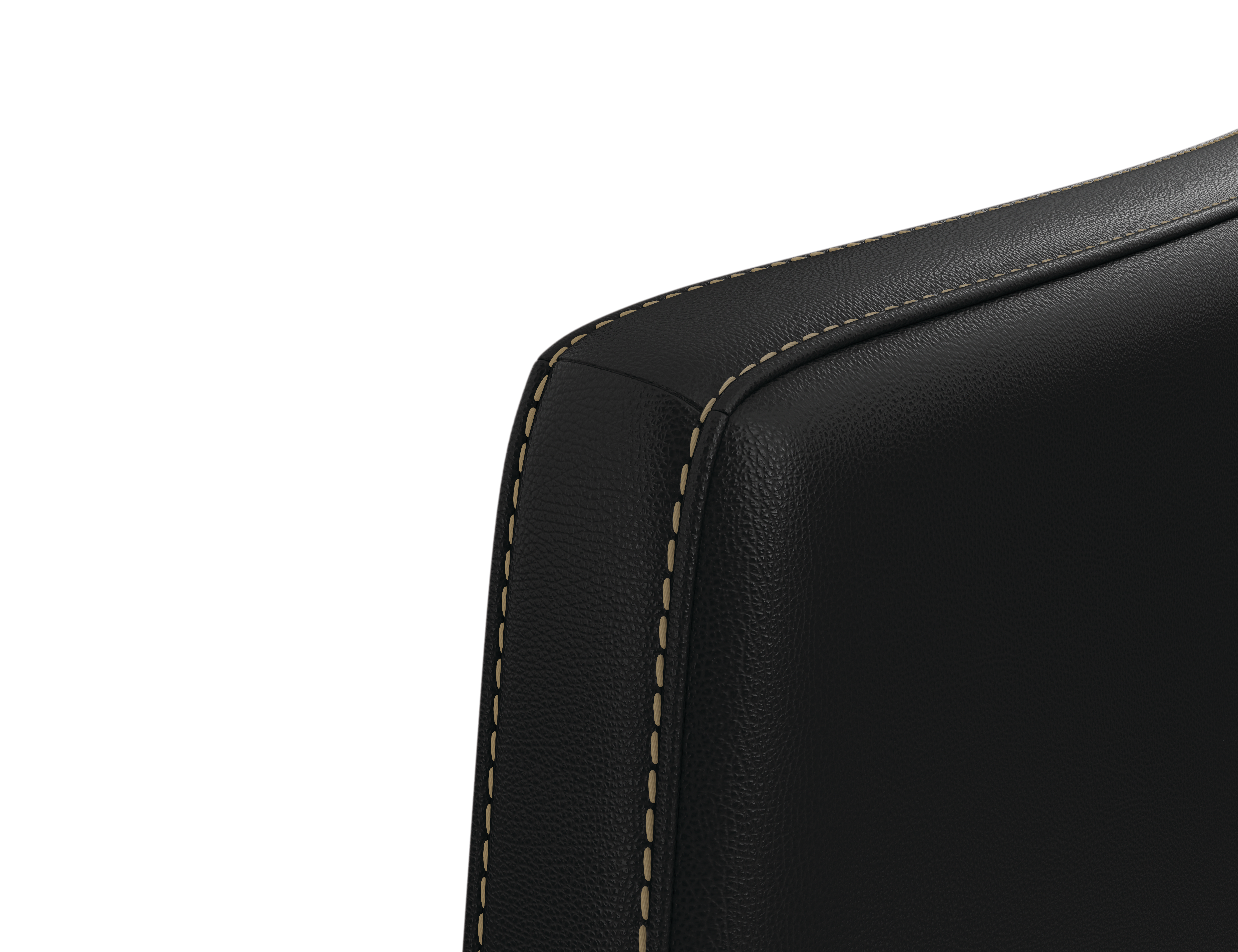 Cofi chair Tan stitch detail