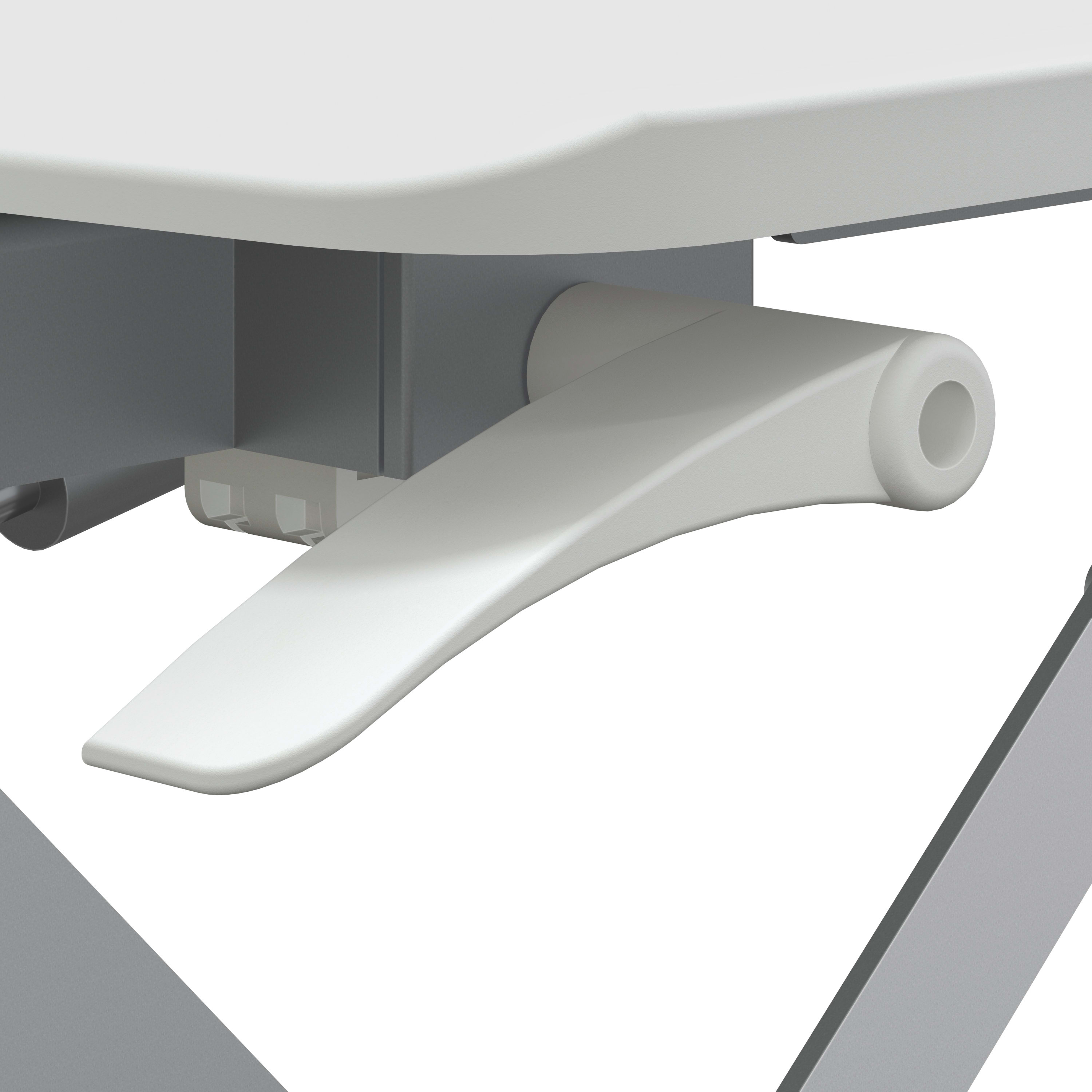Coordinate desktop riser lever