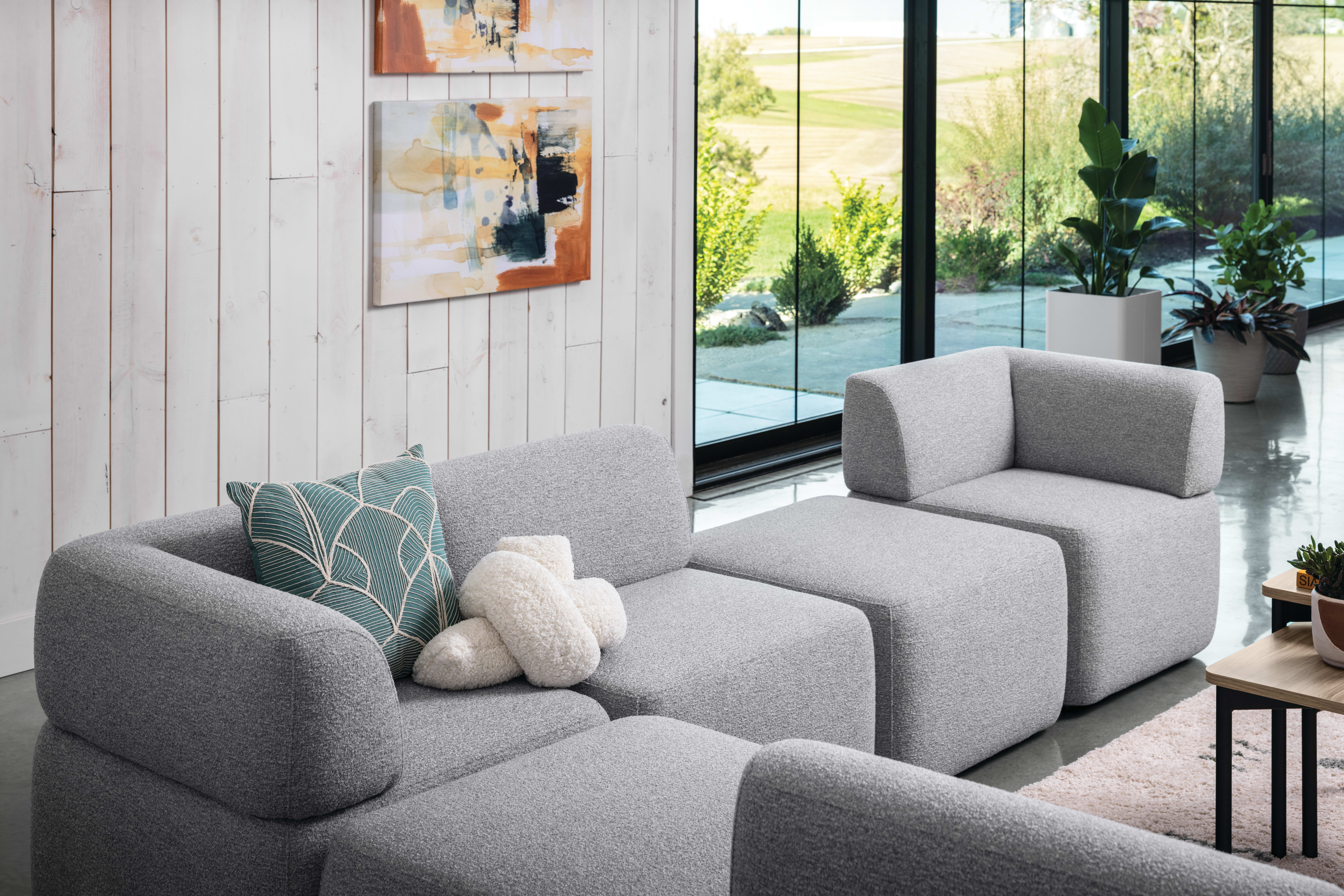 SoCo with Sculpt tables and planter