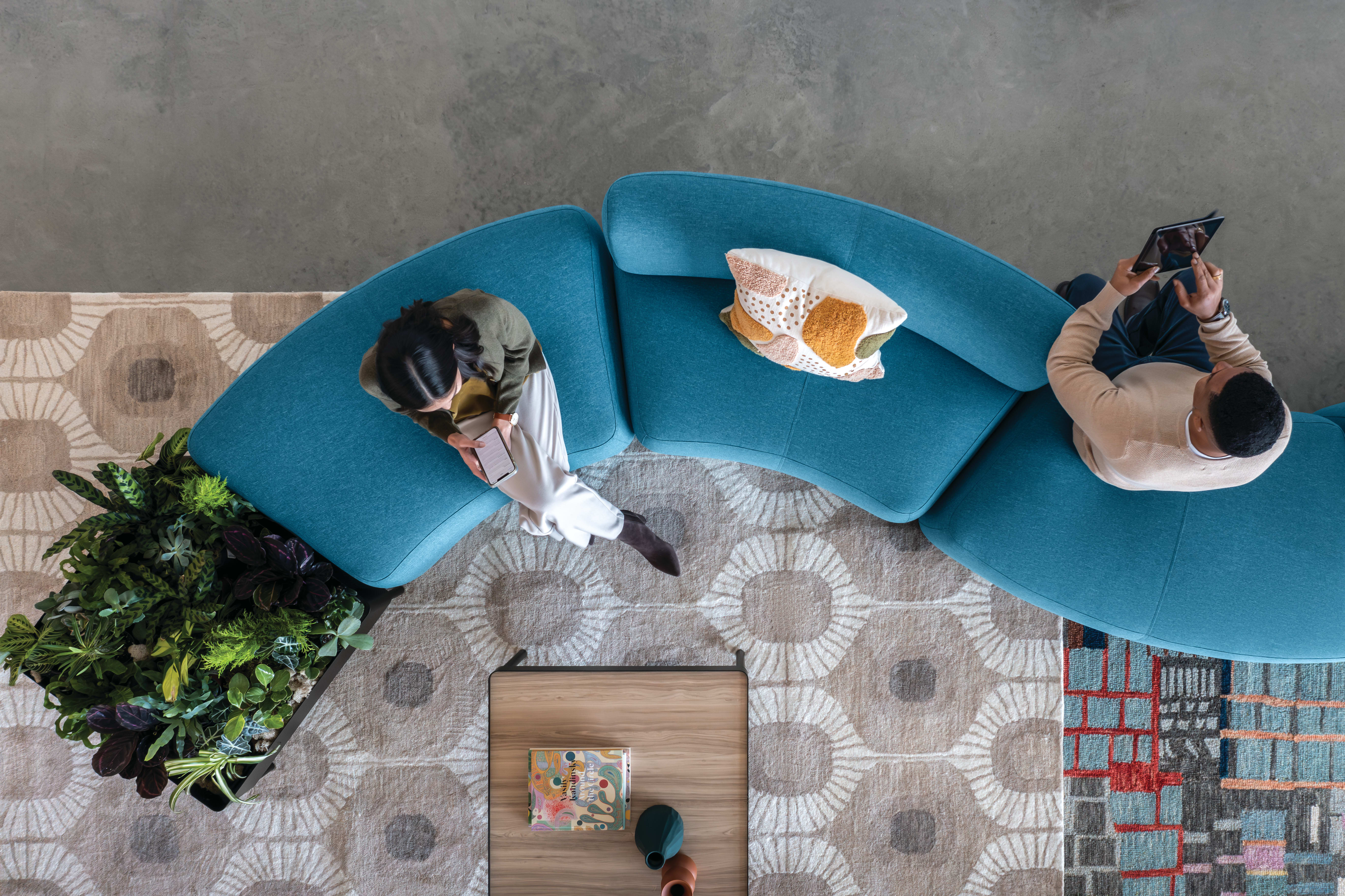 SoCo with Sculpt tables and Flock seating