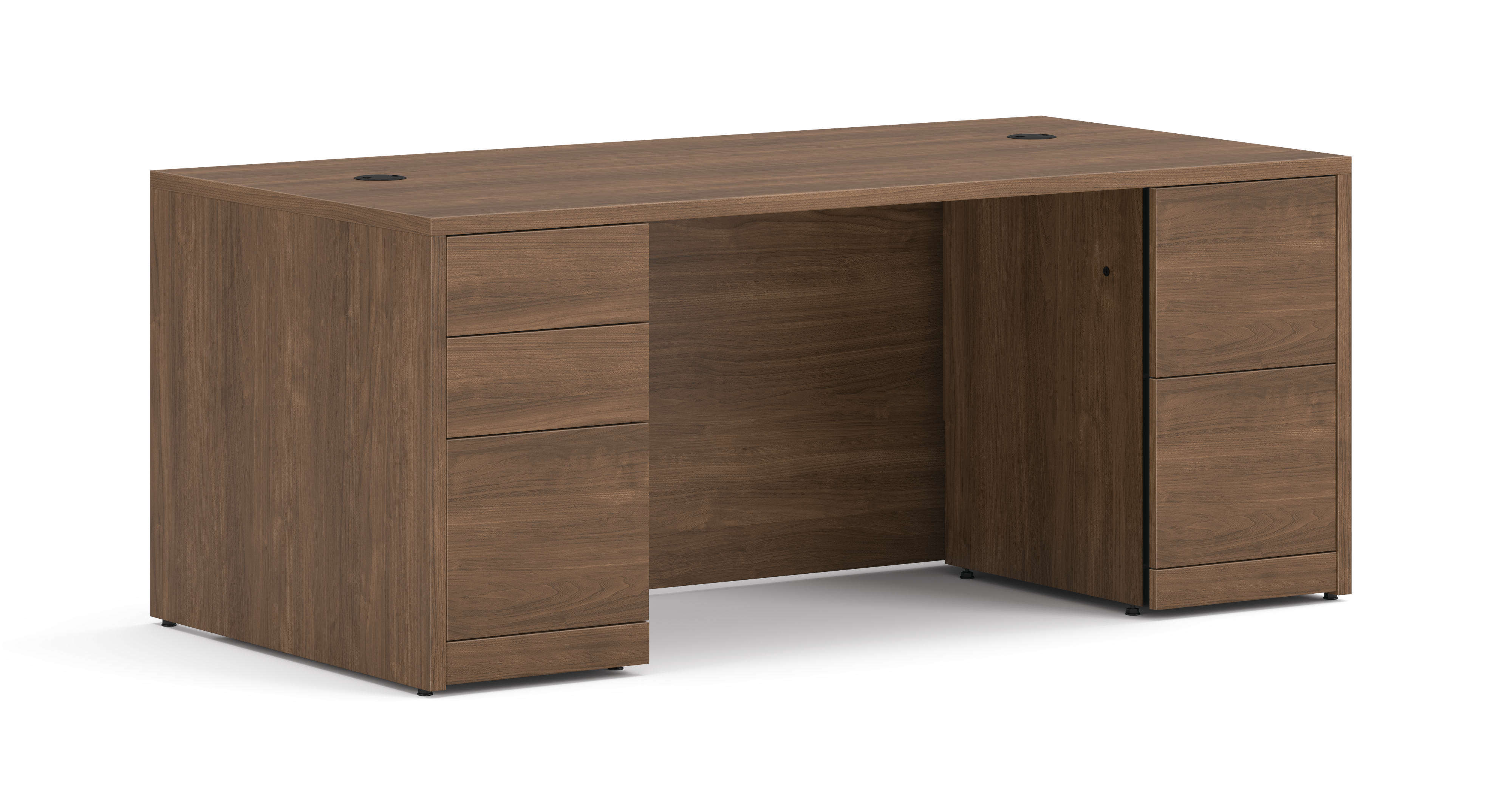 10500 Series Double Pedestal Desk in  Laminate.