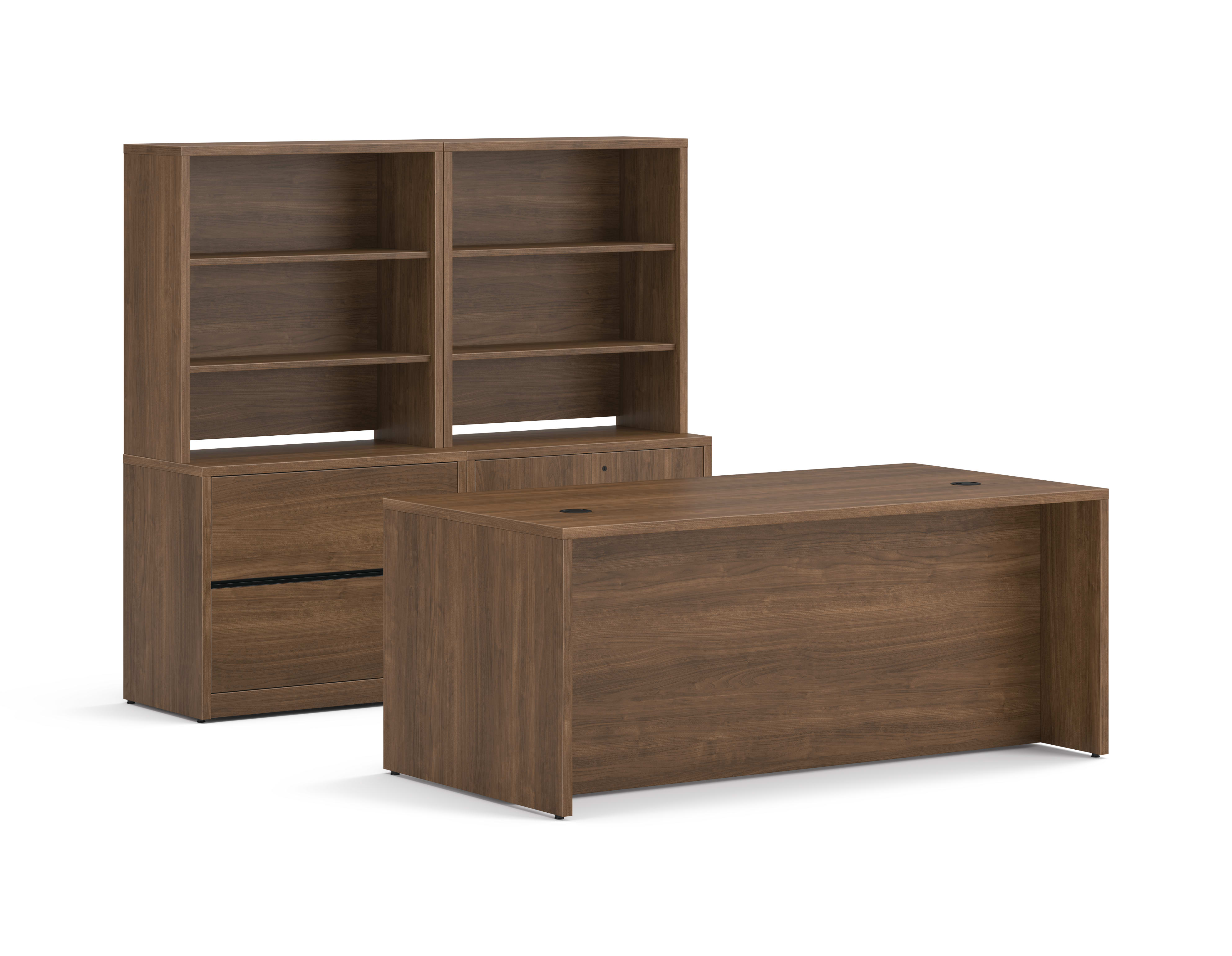 10500 Series Storage Desk in  Pinnacle Laminate.