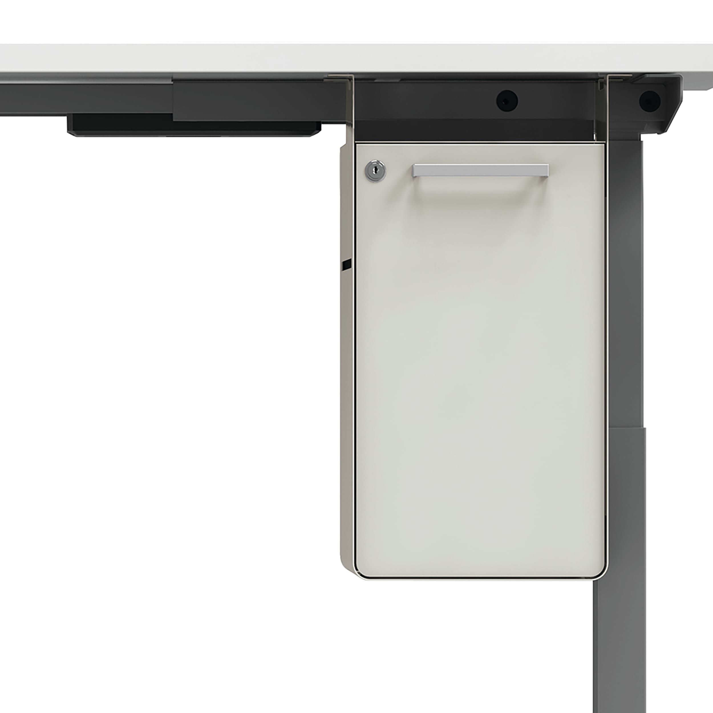 Fuse undermount storage cubby in Designer White