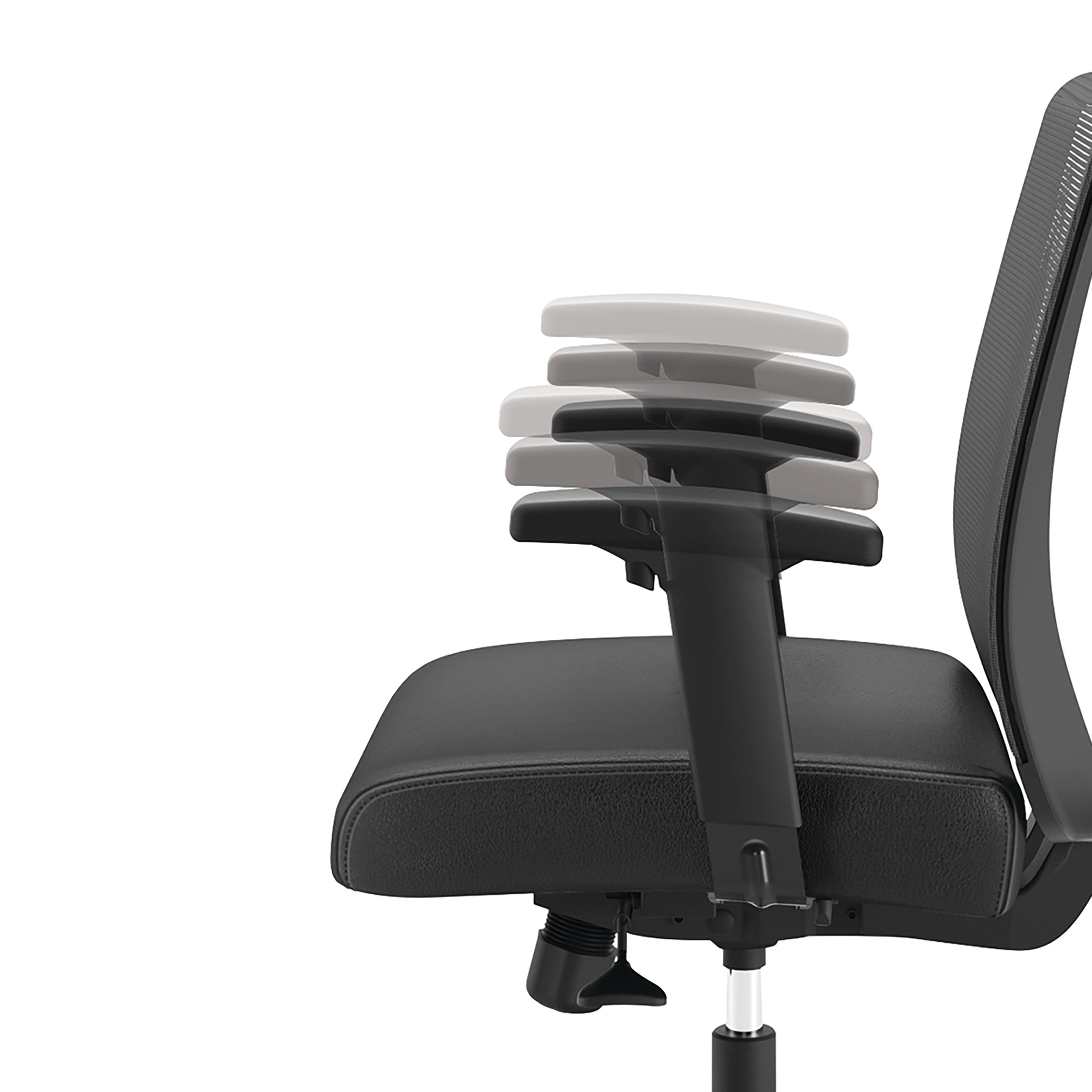 Convergence chair in Black with Black frame