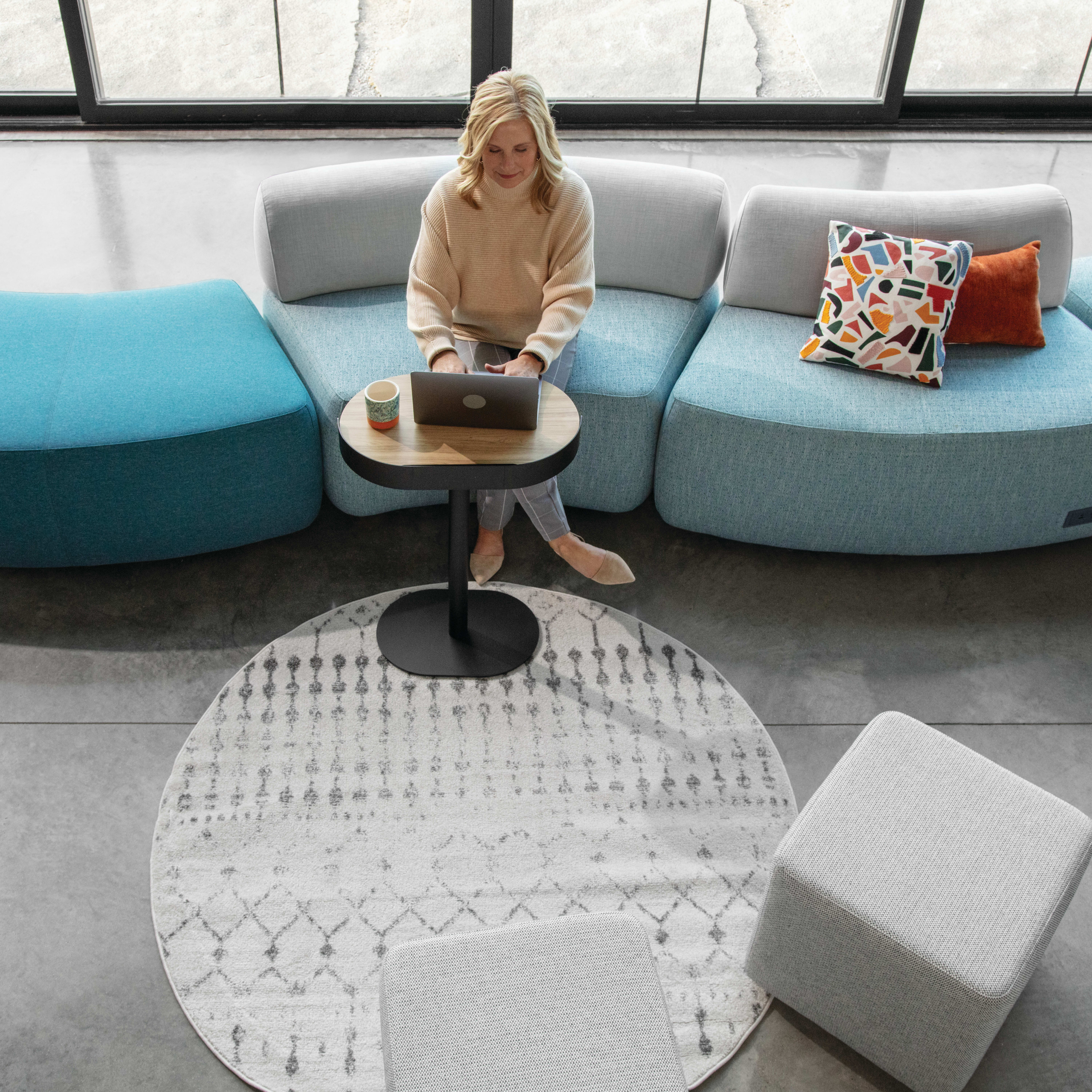 SoCo with Sculpt table and Flock seating.