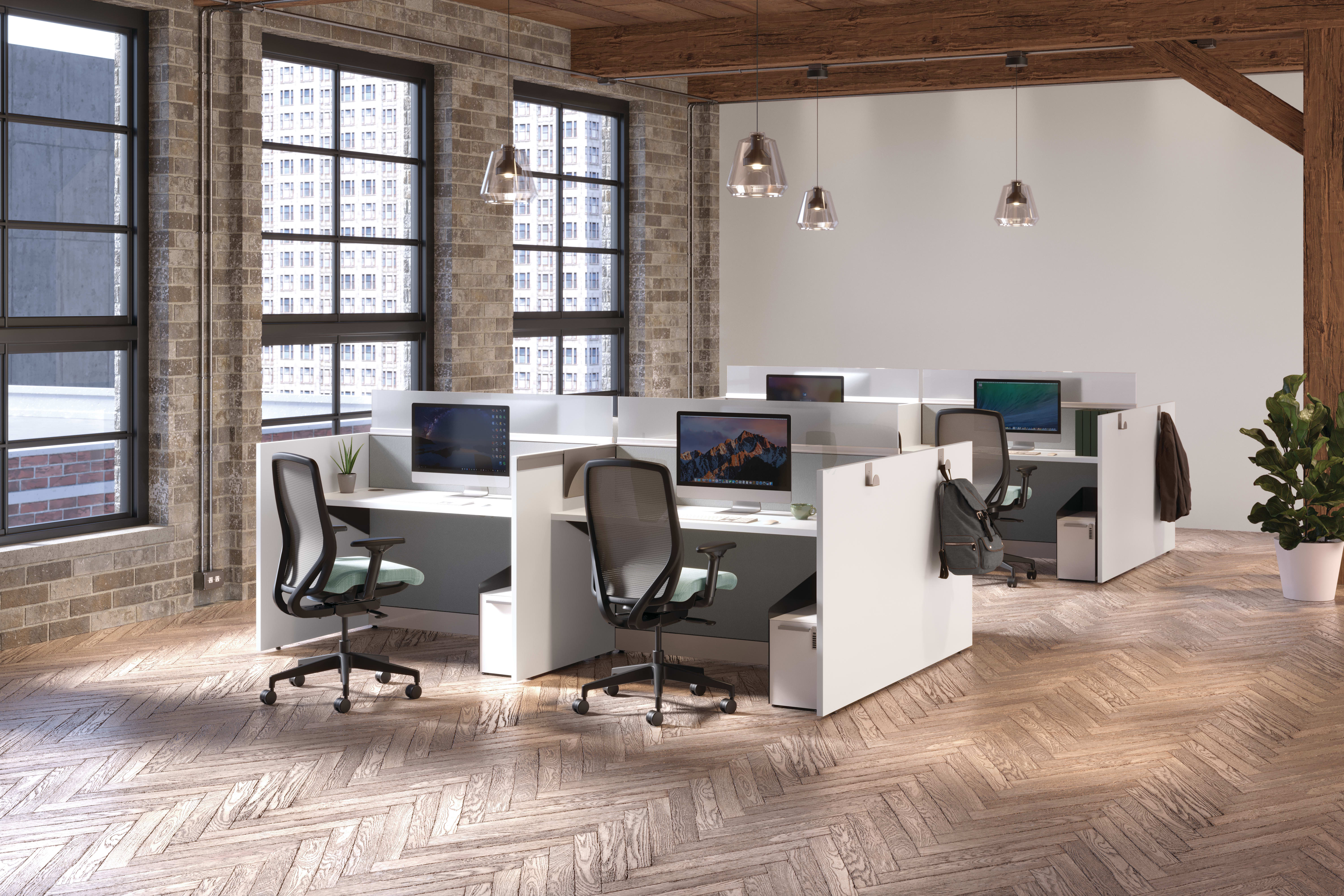 Nucleus Seating with Gallery Panels and Fuse Storage