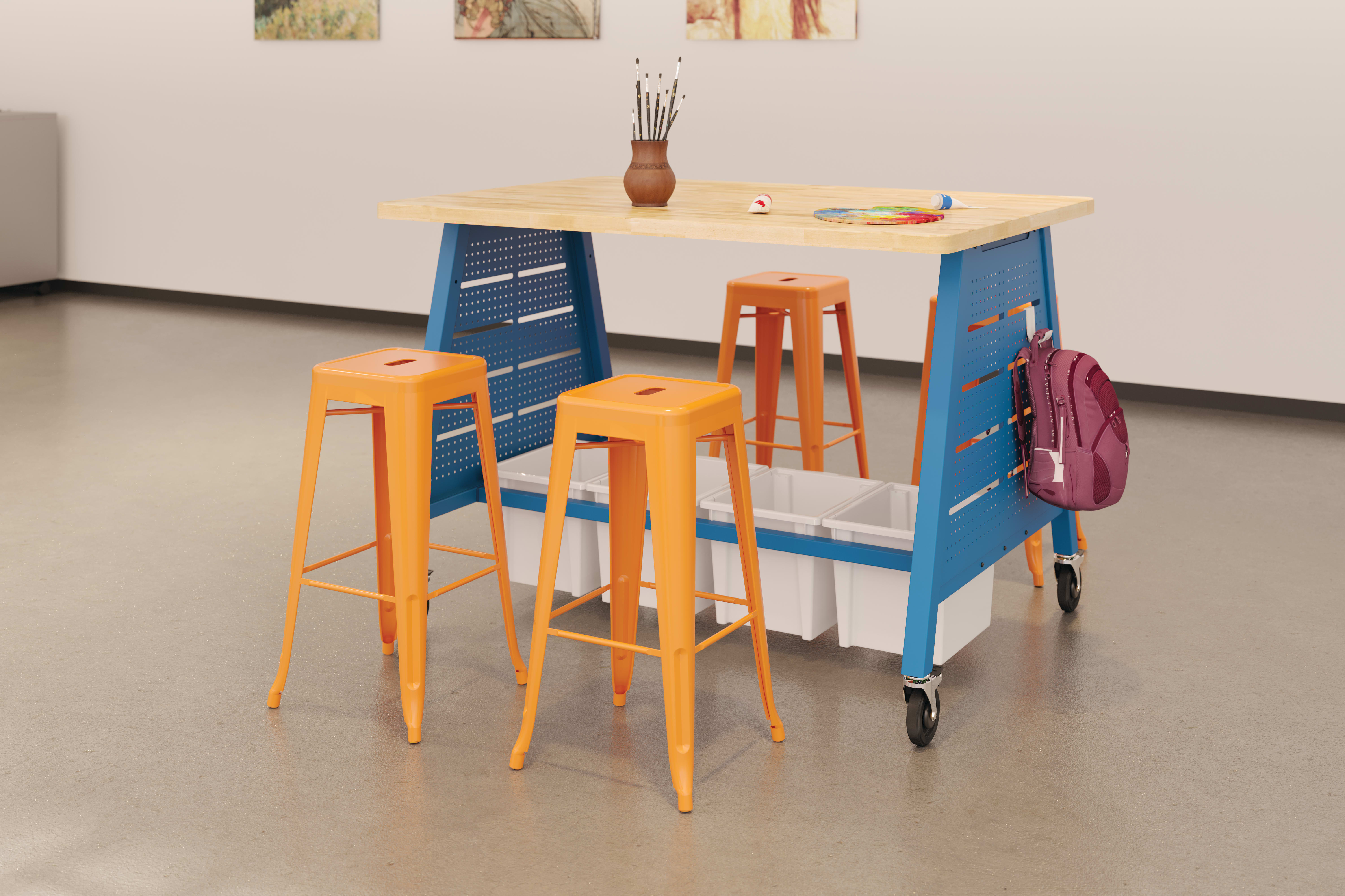 Build Makerspace Tables and Seating.