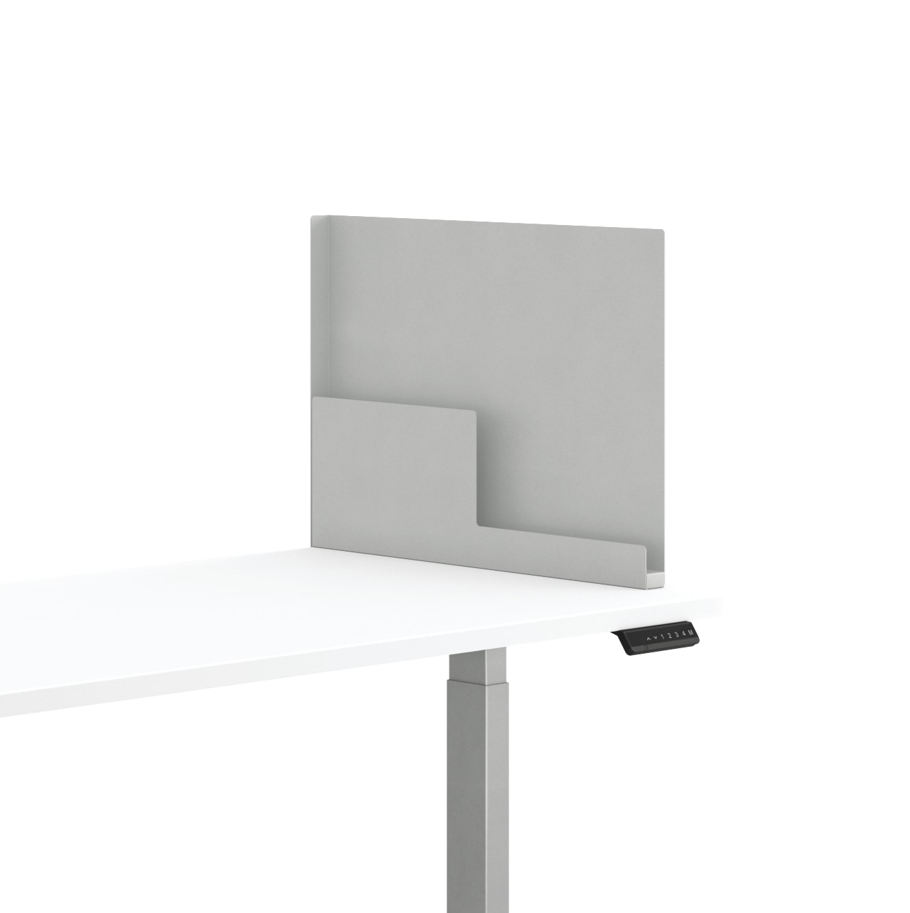 Universal Screens Lateral Organizer shown on Coordinate Desking