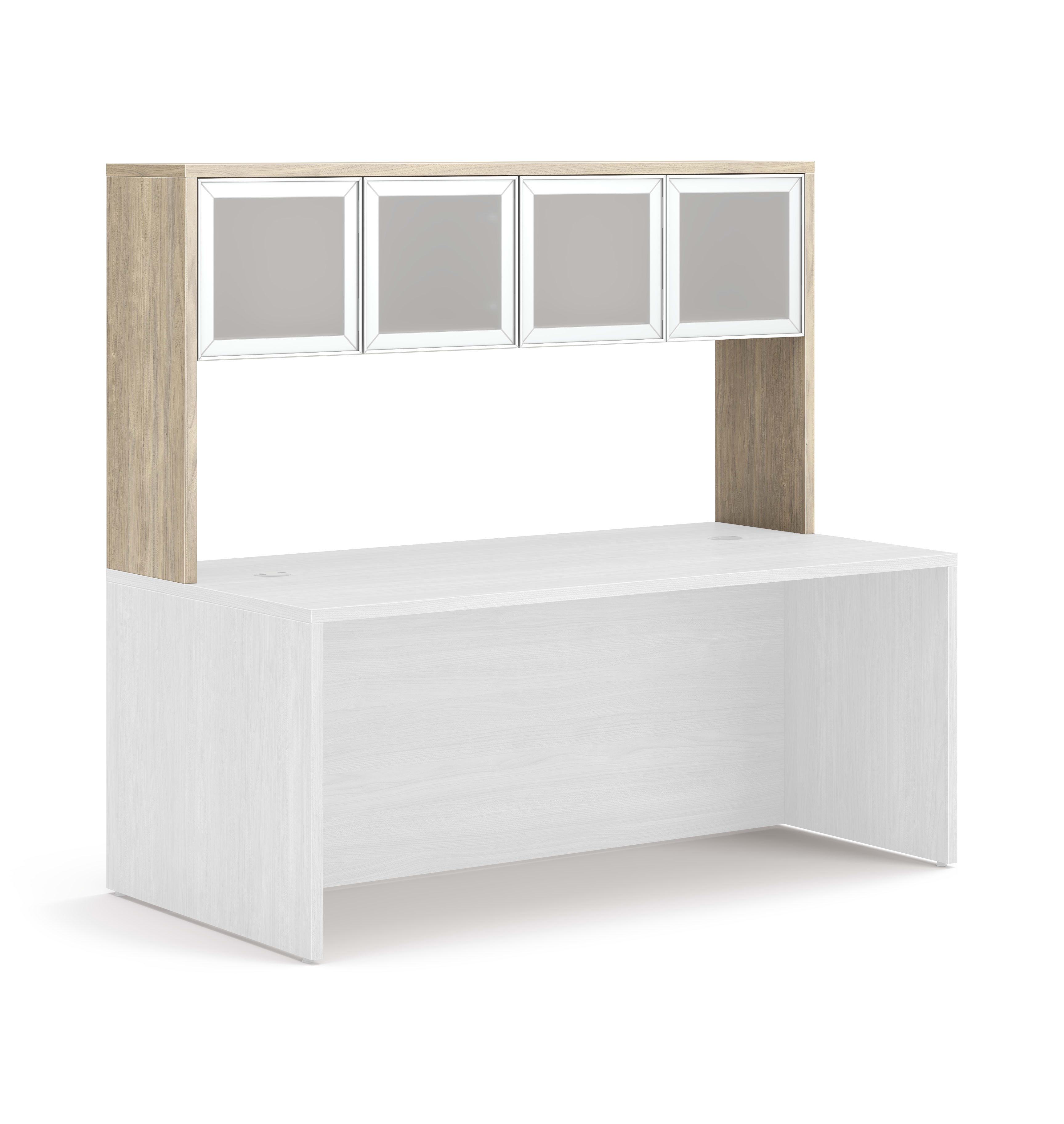 10500 Series stack-on storage with frosted doors