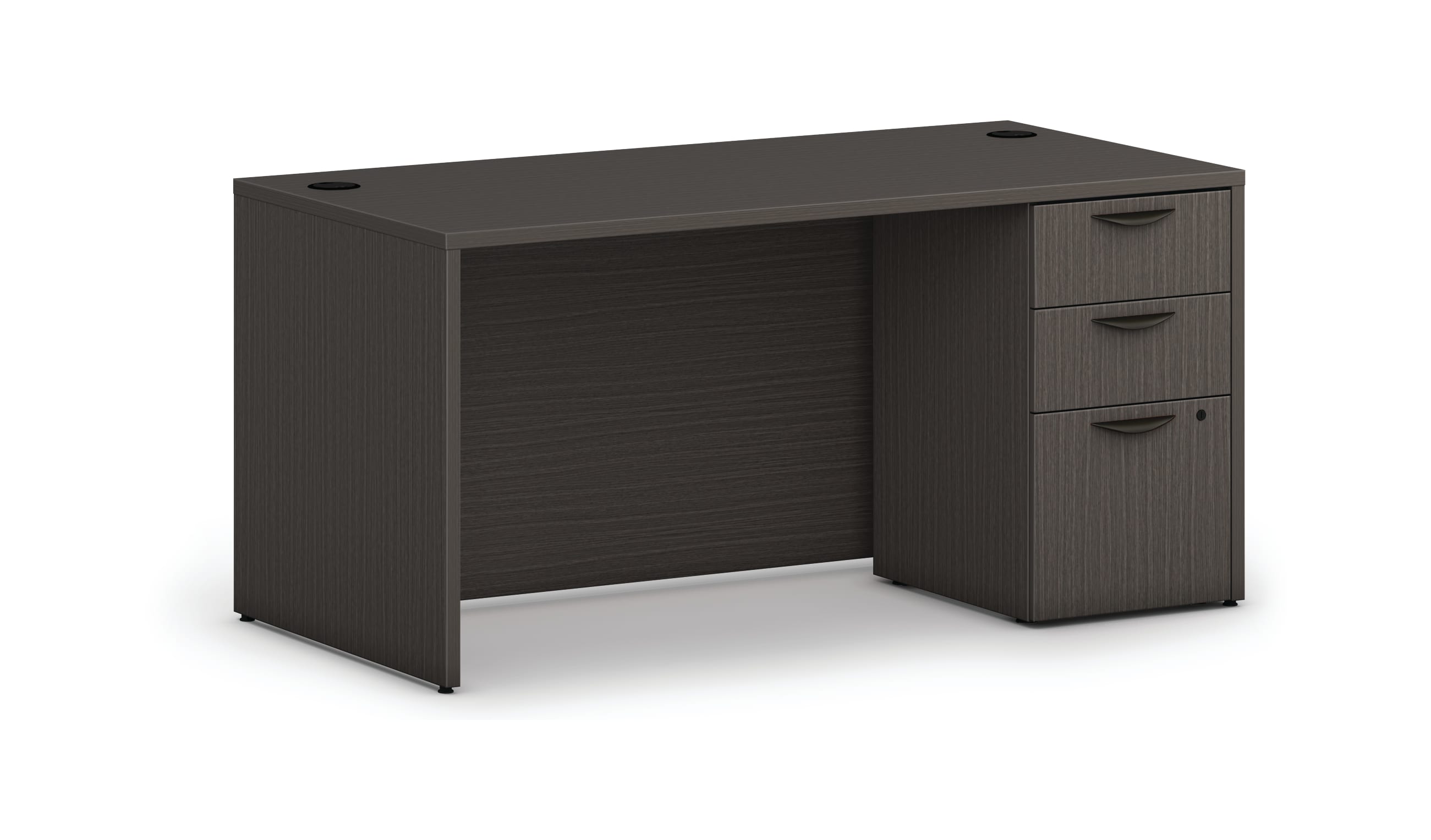 Mod  Desk with Box/Box/ File Pedestal