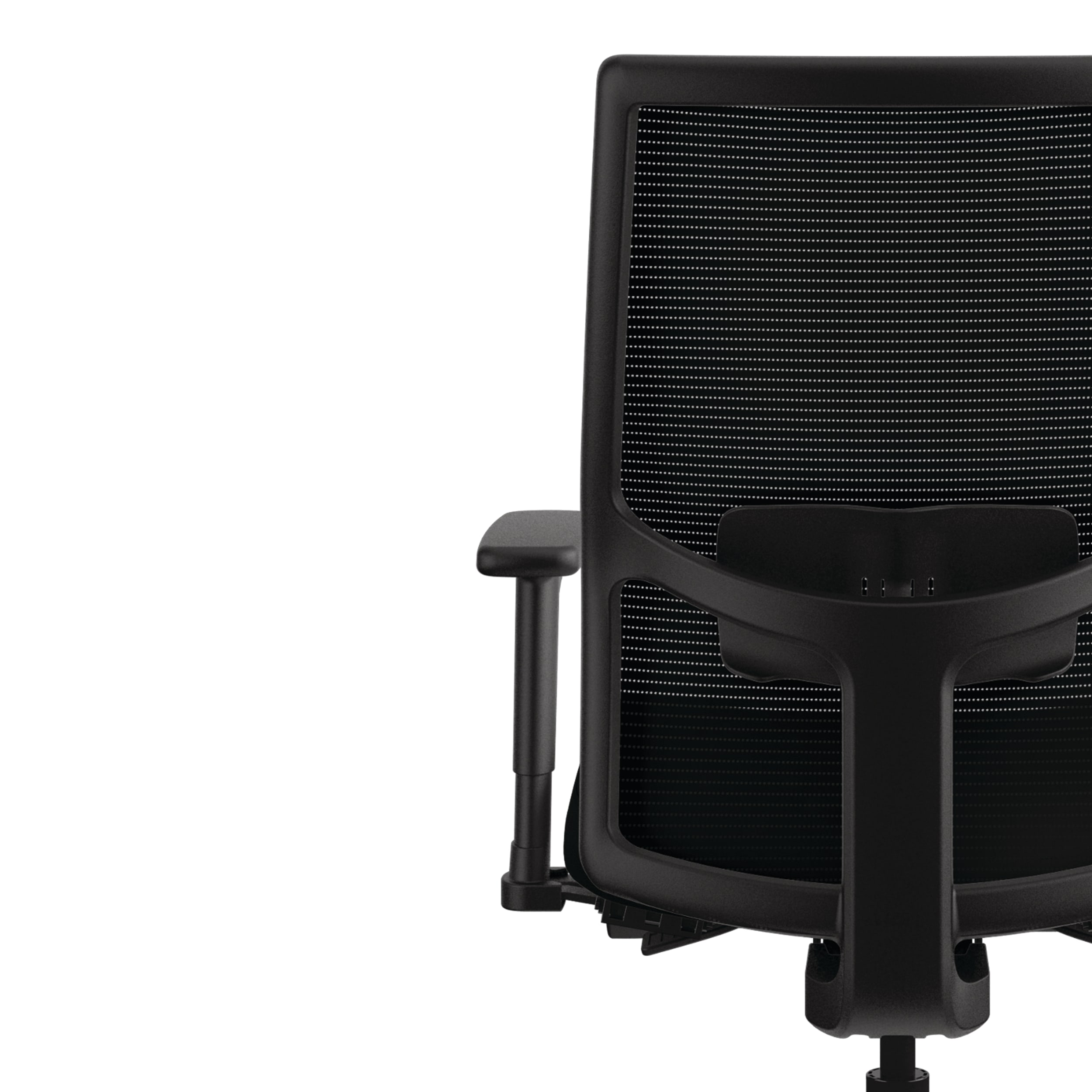 Ignition mesh task chair in Black vinyl