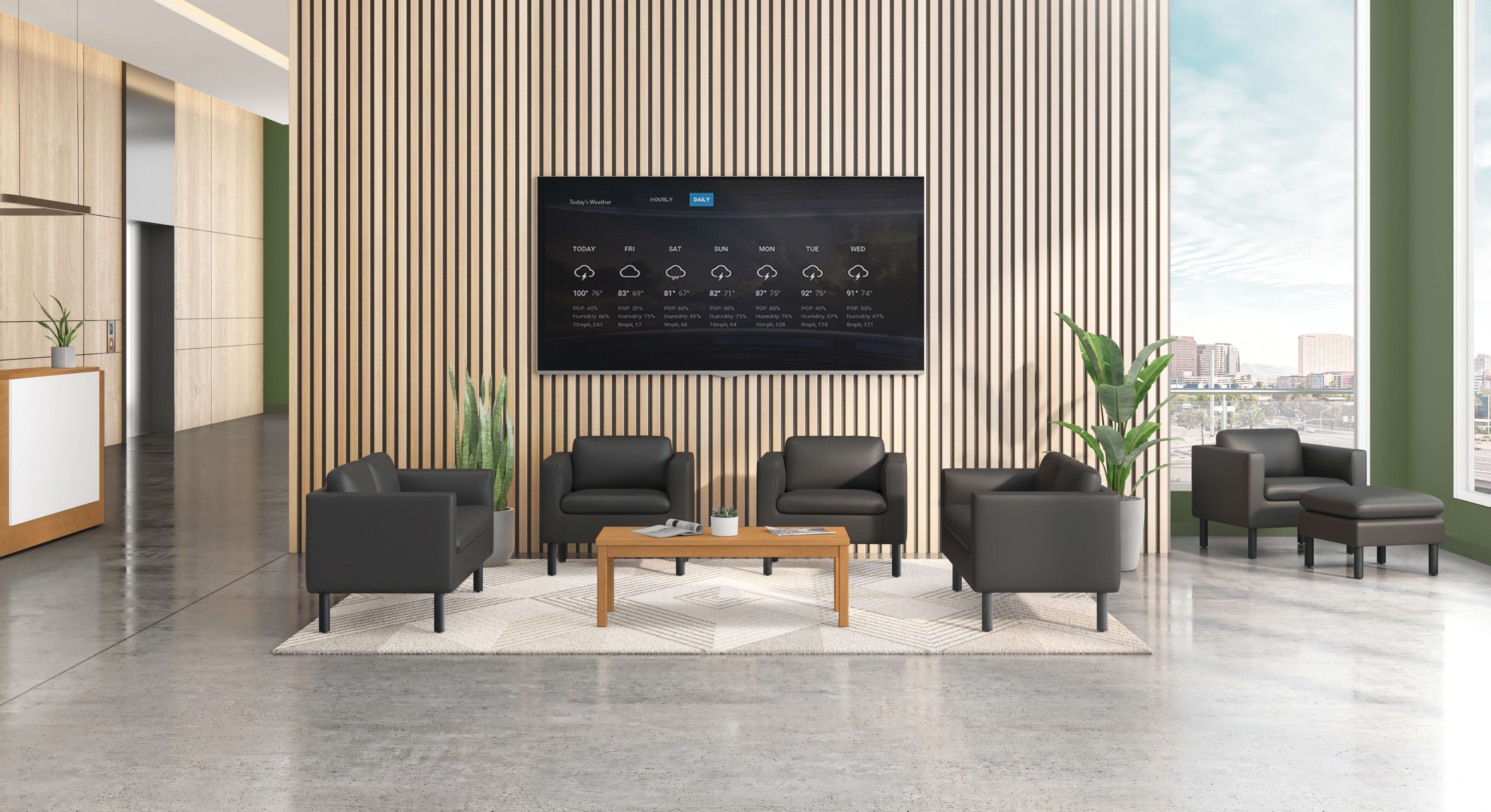 HON Parkwyn with HON Occasional Tables