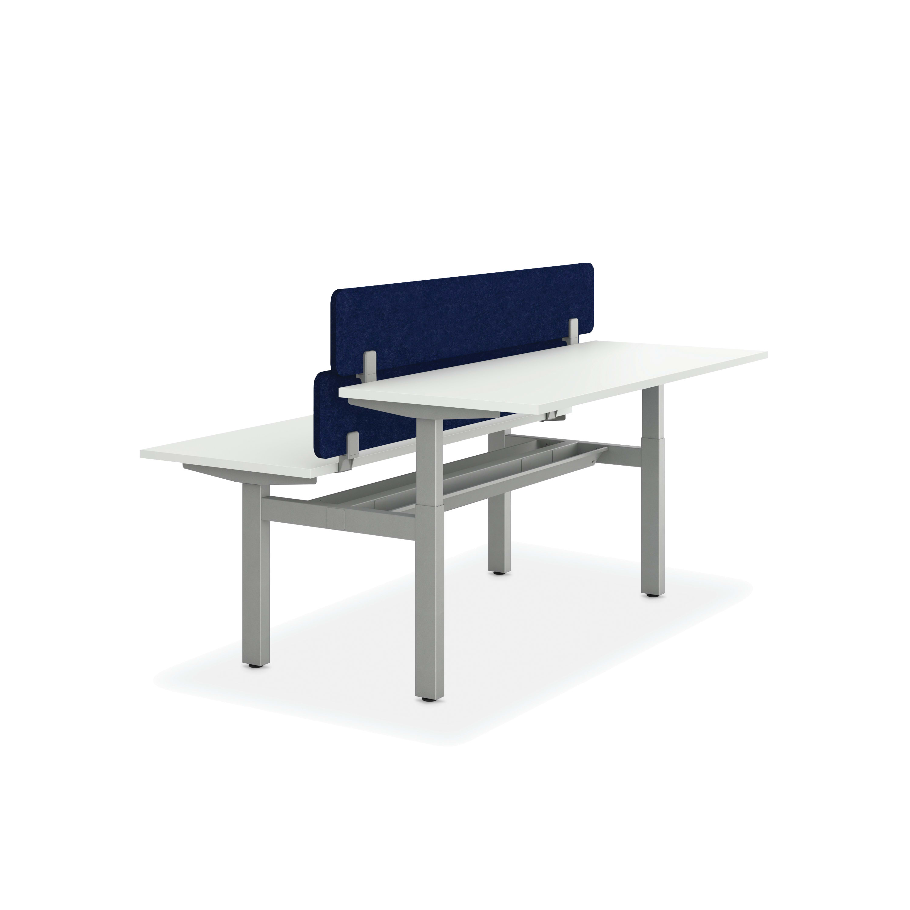 PET Empower Universal Screens shown with height-adjustable Empower benching