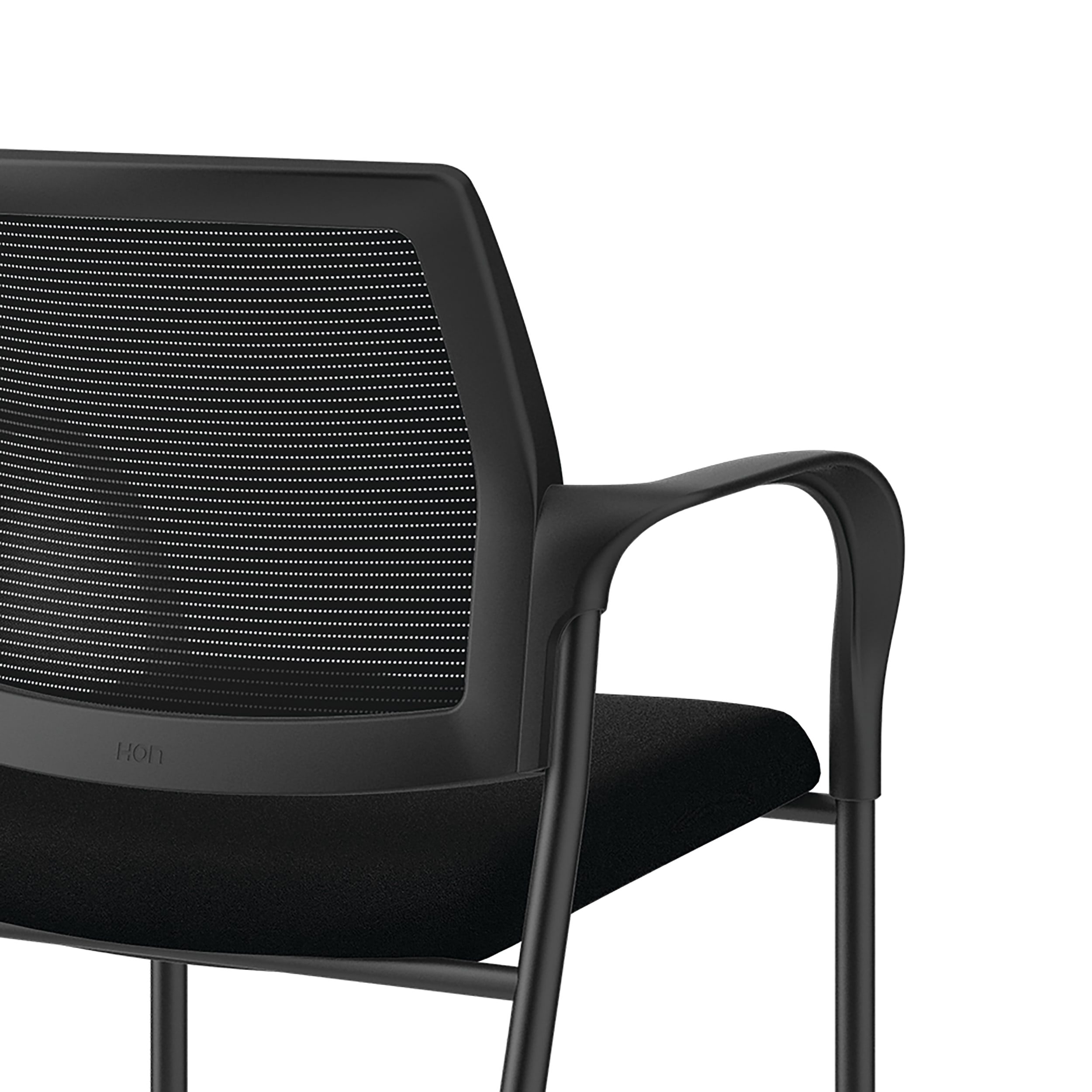 Ignition mesh guest chair in Black