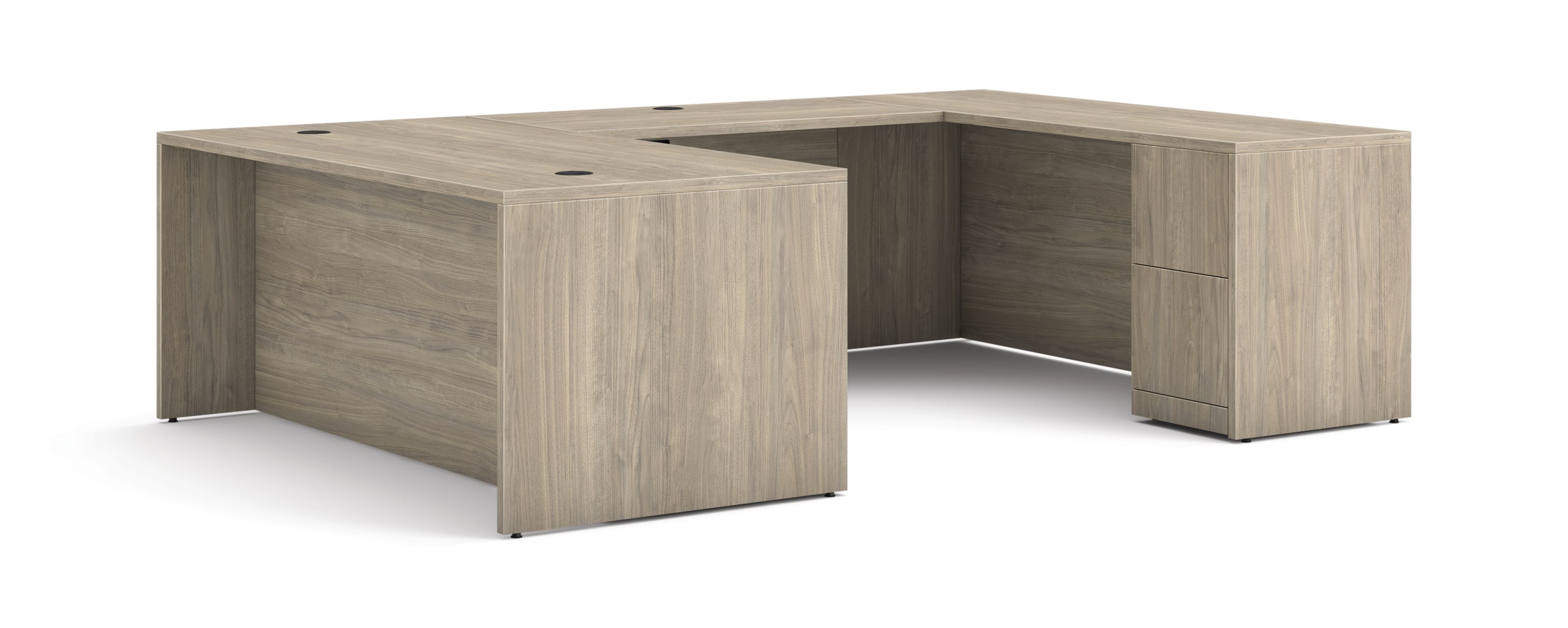 A 10500 Series U-station private desk arrangement.