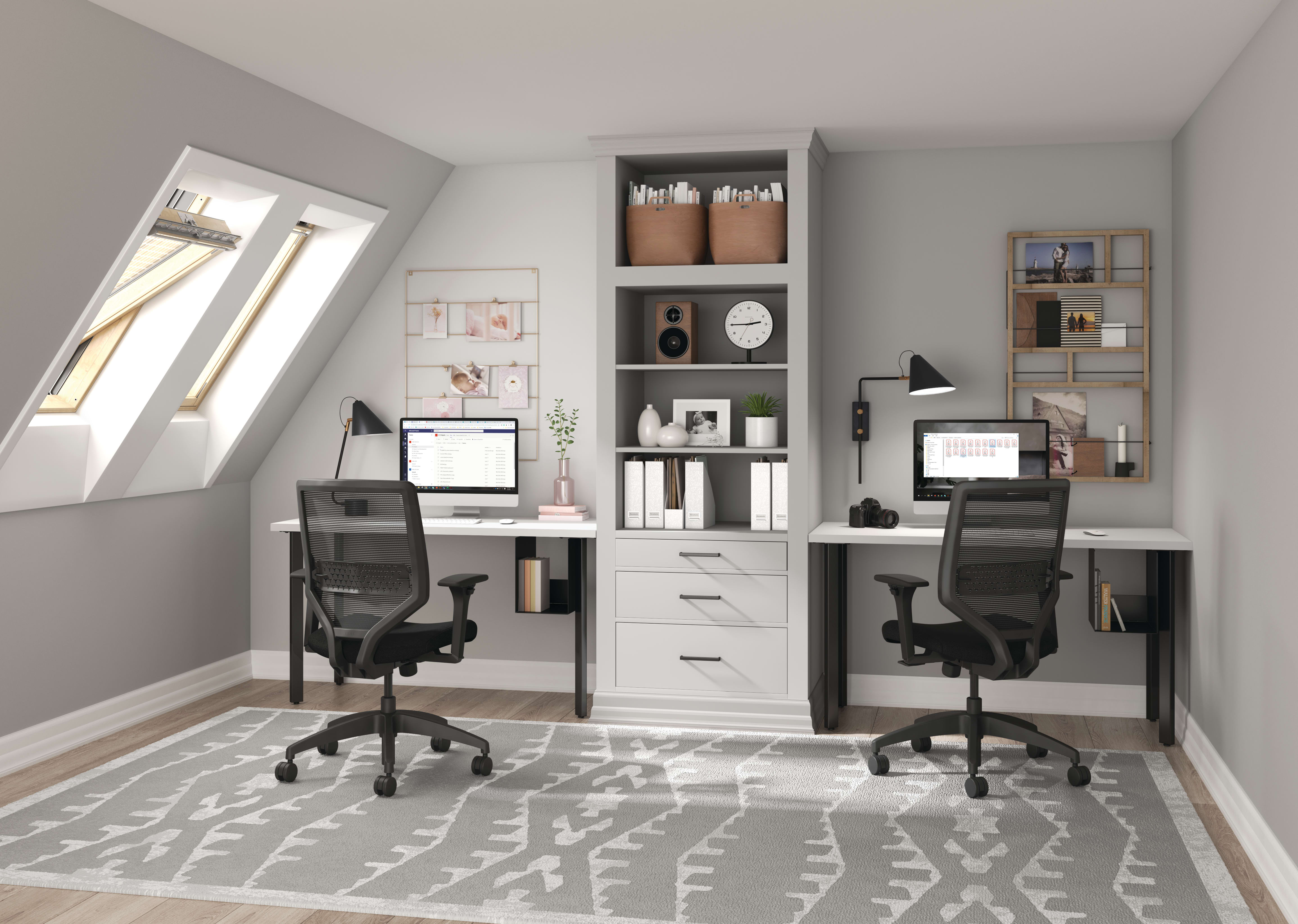 Solve Task Chair with Coze Table Desk with U-Storage.