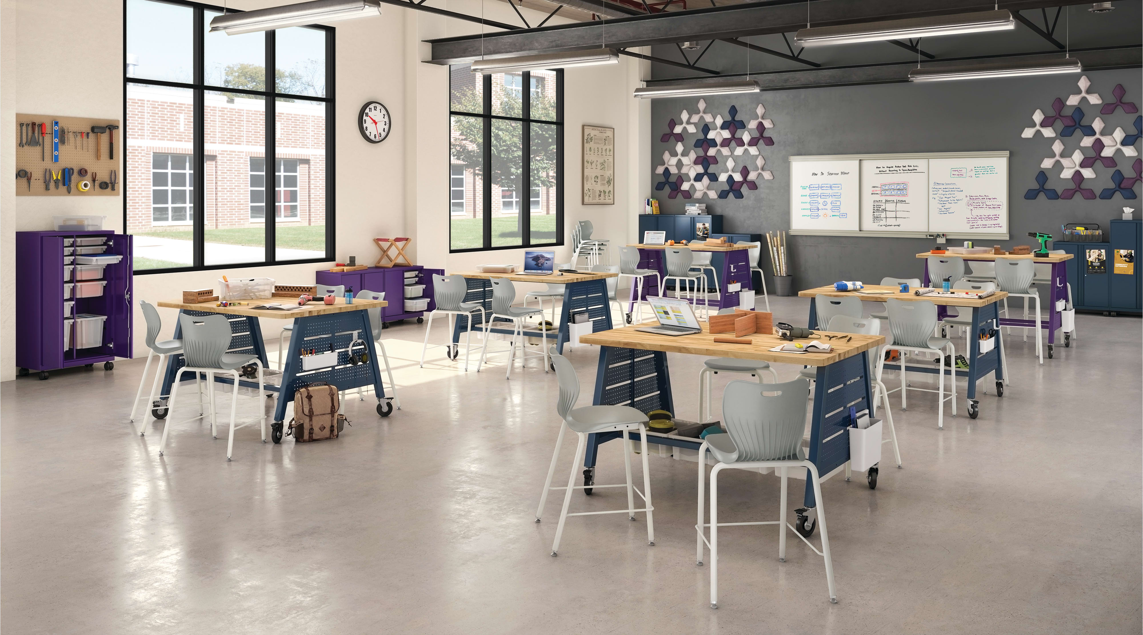 Build Tables with SmartLink Seating and Storage.