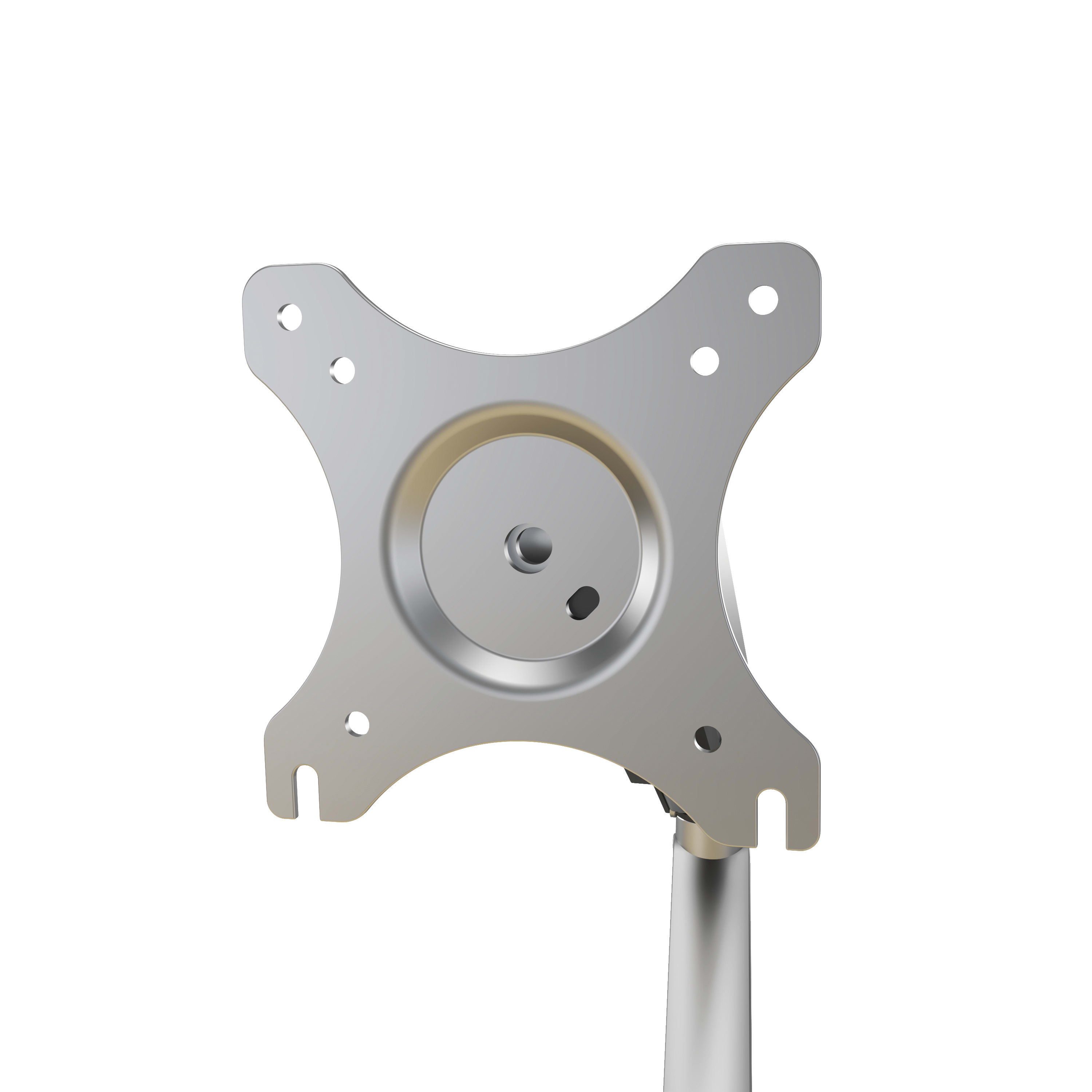 Dual monitor arm mount