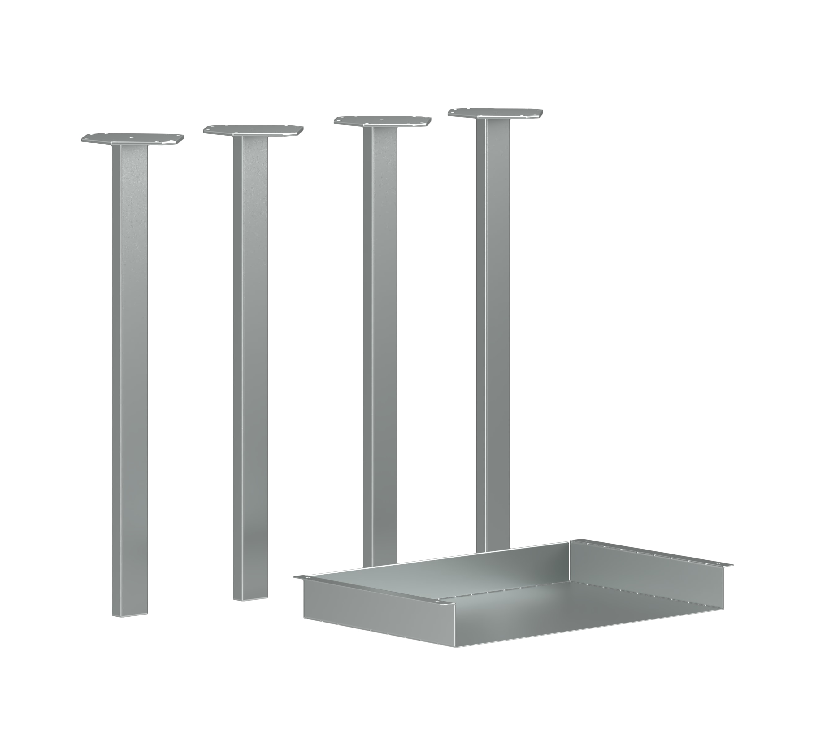 Coze Post Legs with Pencil Storage