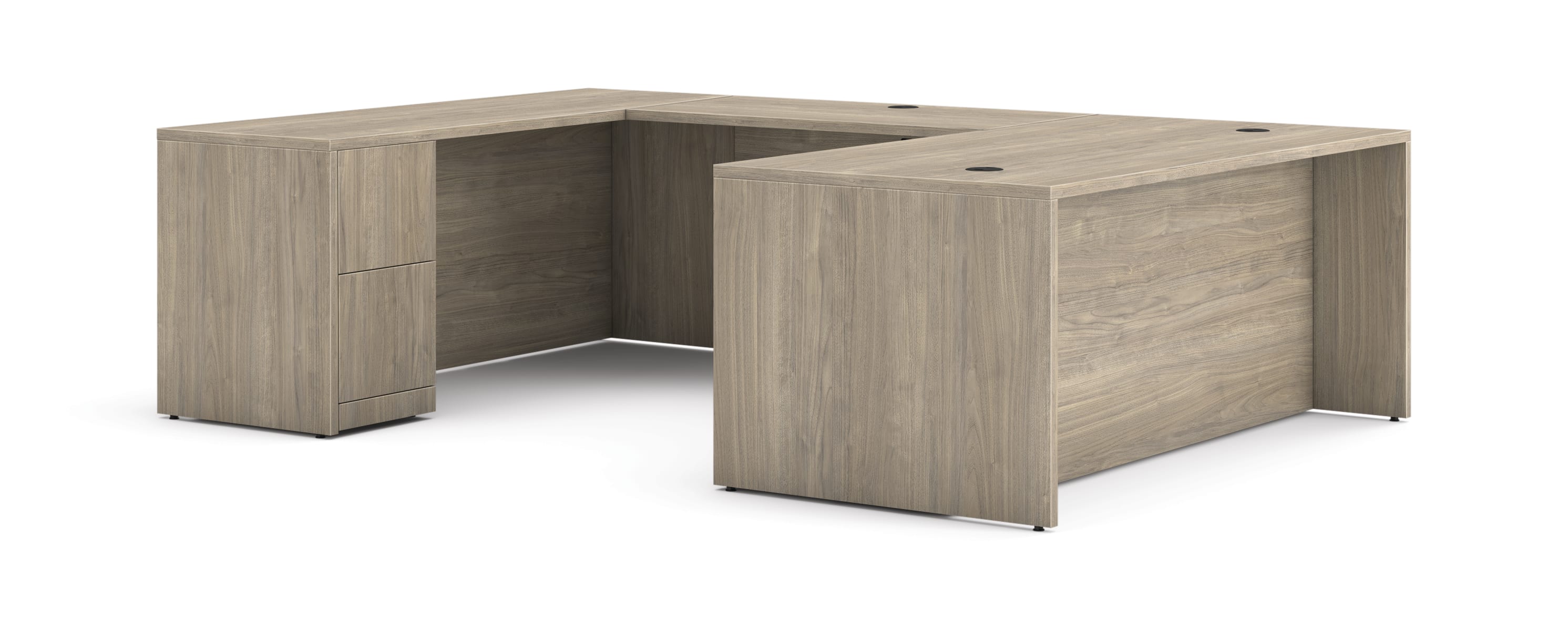 A 10500 Series U-station private desk arrangement.